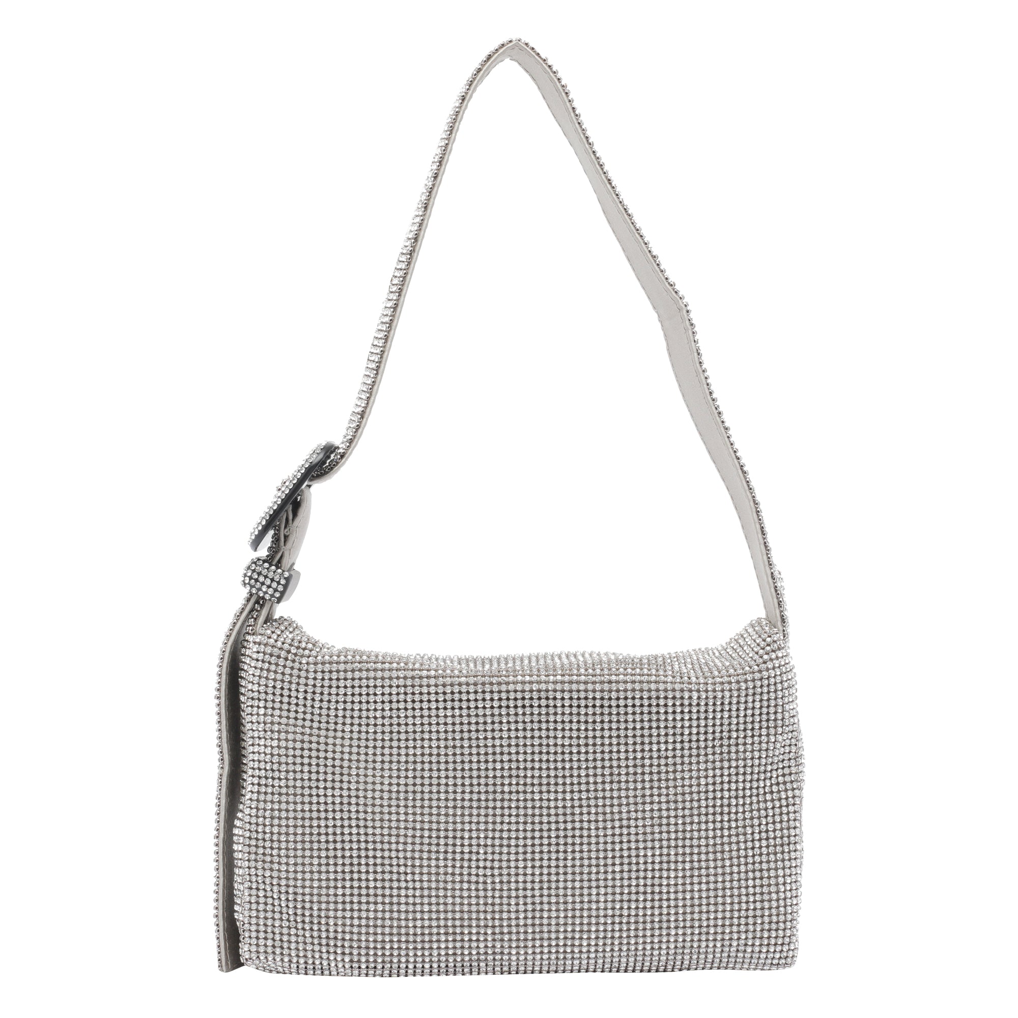 Benedetta Bruzziches Bags Silver Silk Strass