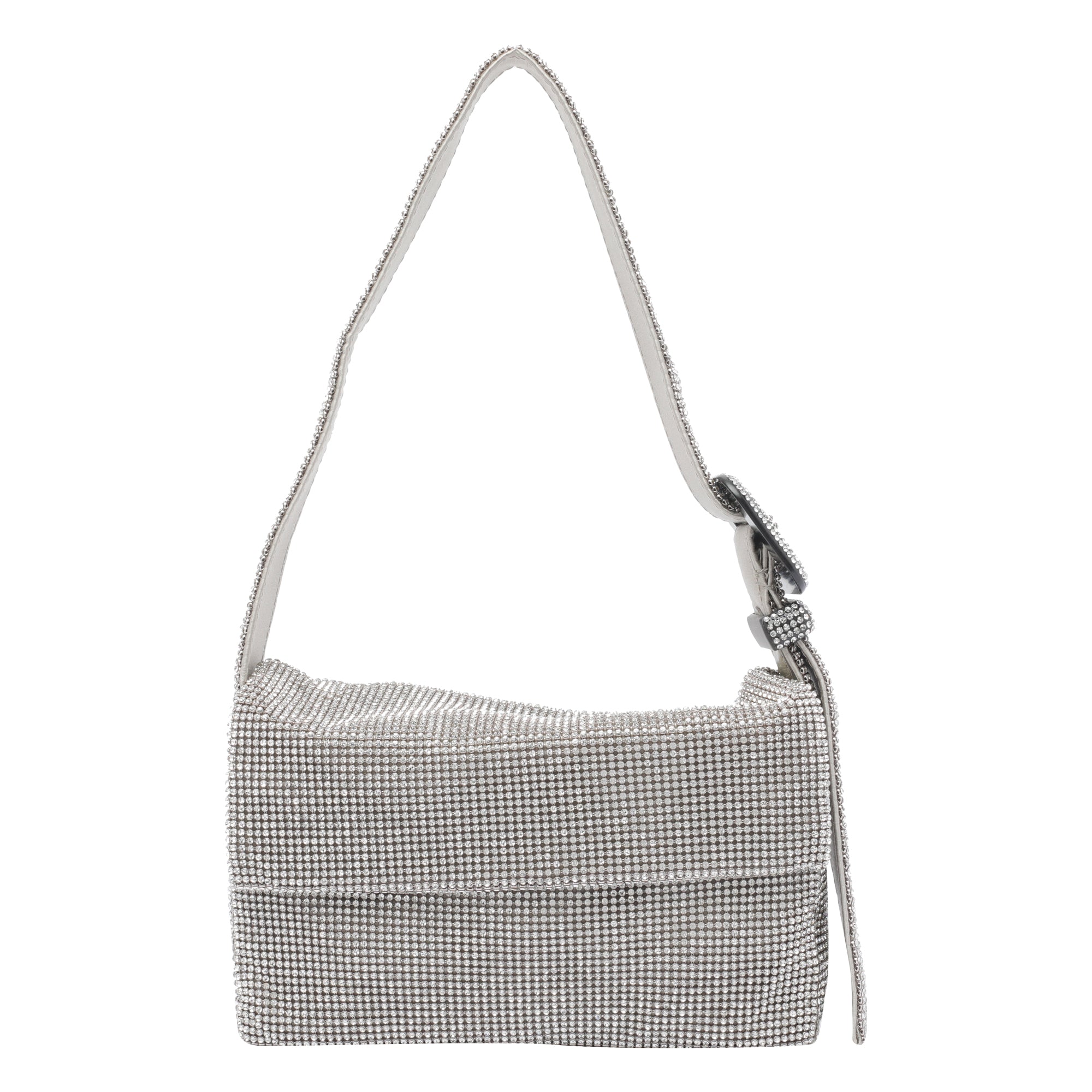 Benedetta Bruzziches Bags Silver Silk Strass