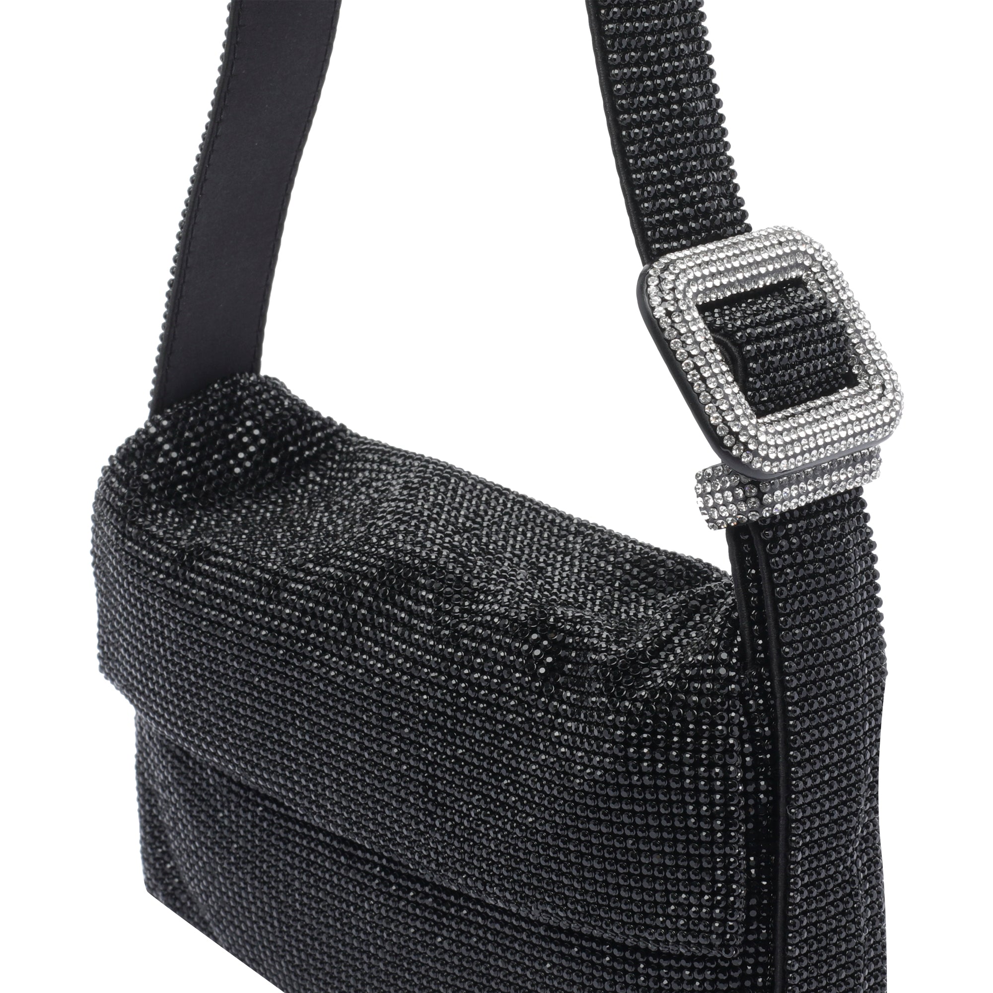 Benedetta Bruzziches Bags Black Silk Strass