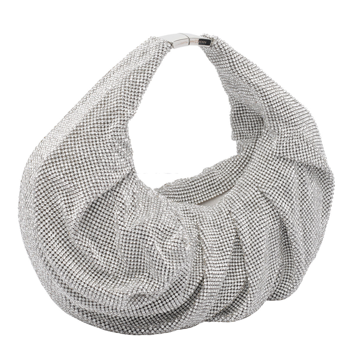 Benedetta Bruzziches Bags Silver Silk Strass