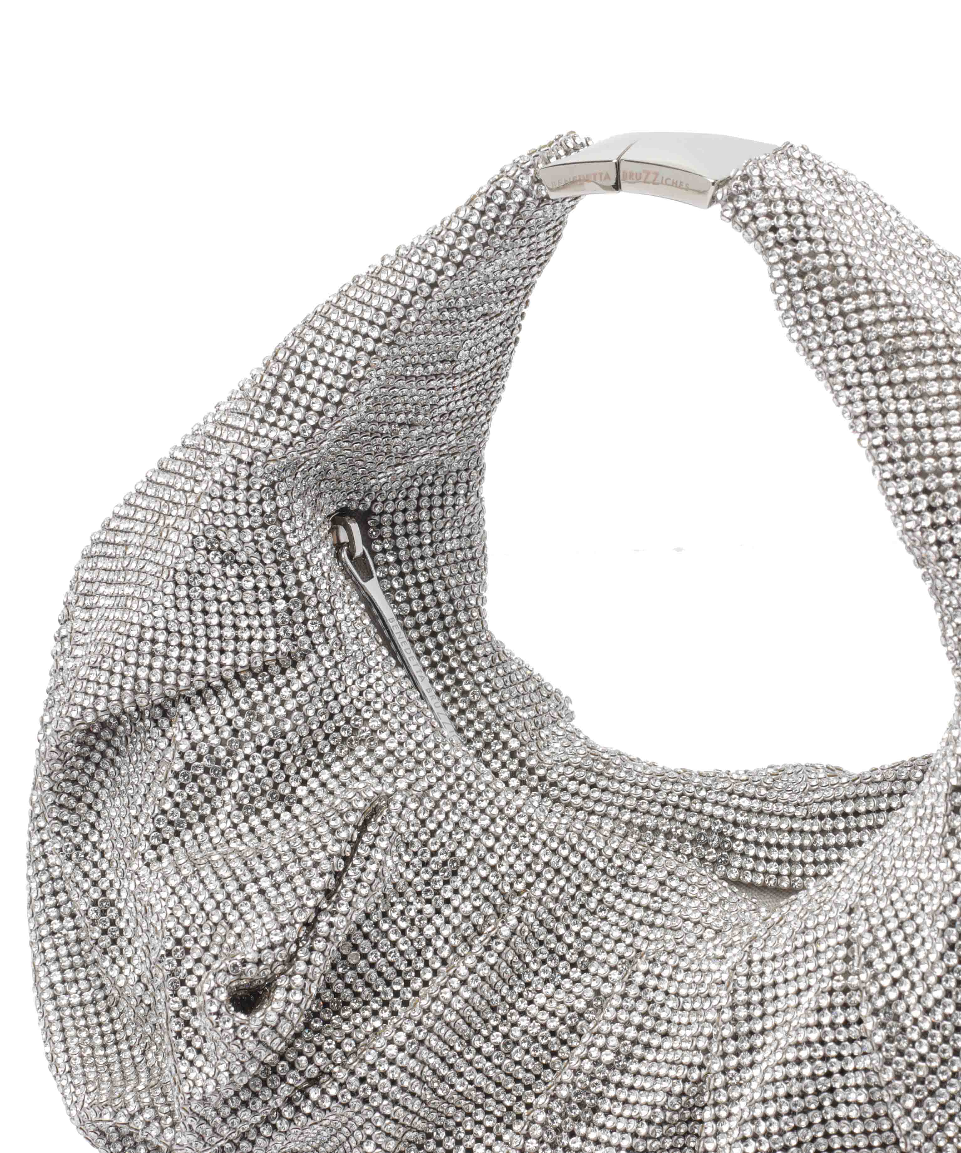 Benedetta Bruzziches Bags Silver Silk Strass