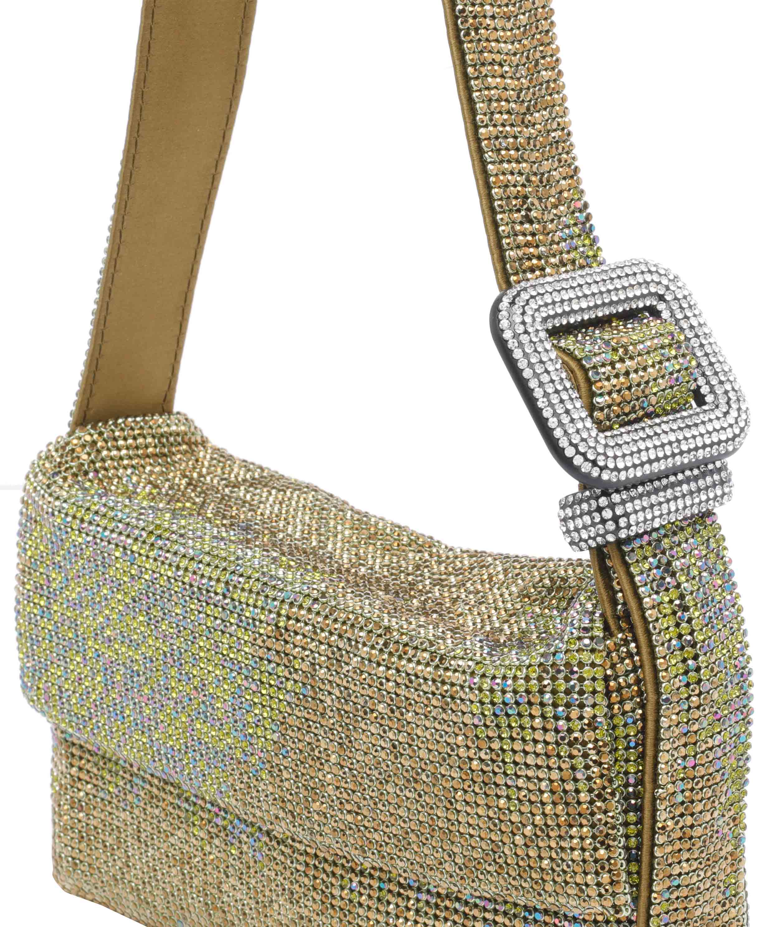 Benedetta Bruzziches Bags Green Silk Strass