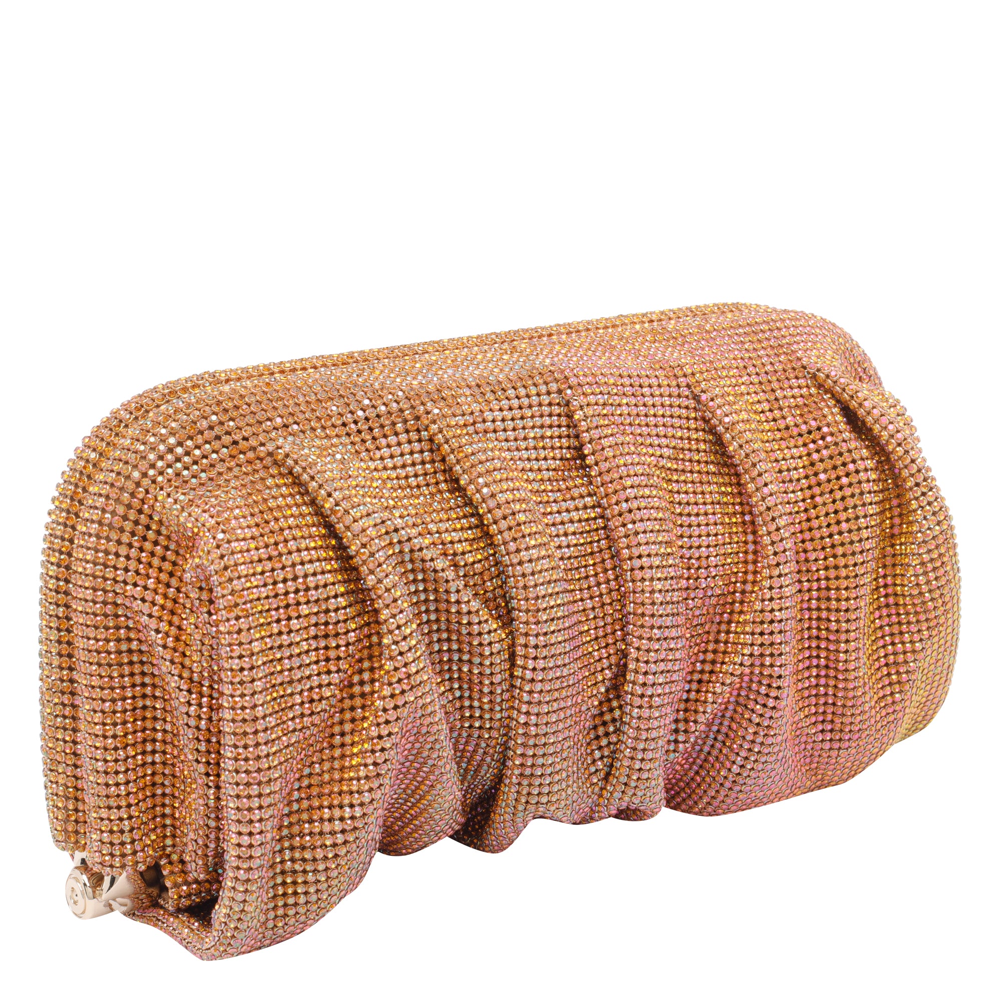 Benedetta Bruzziches Bags Orange Silk Strass