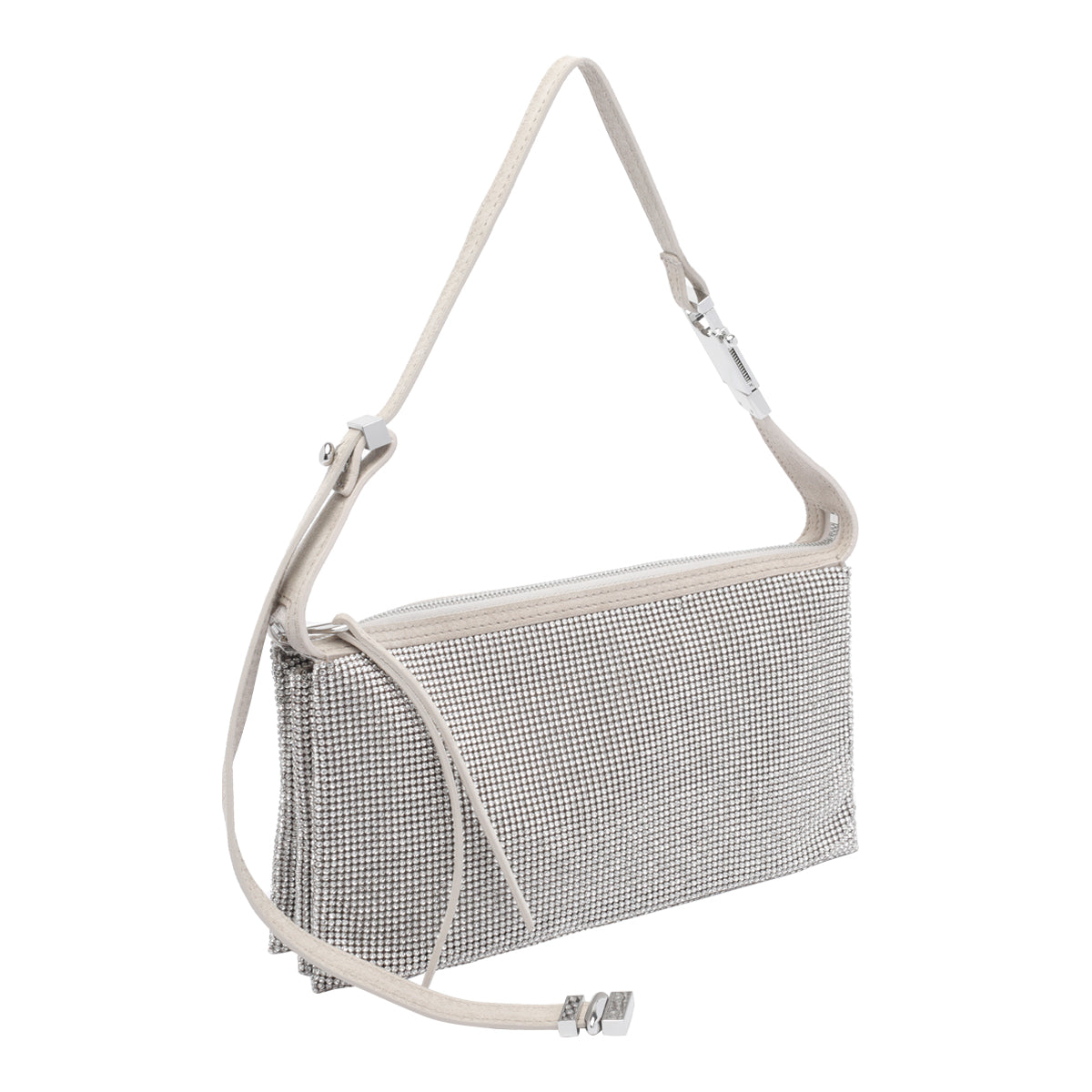 Benedetta Bruzziches Bags Silver Silk Strass