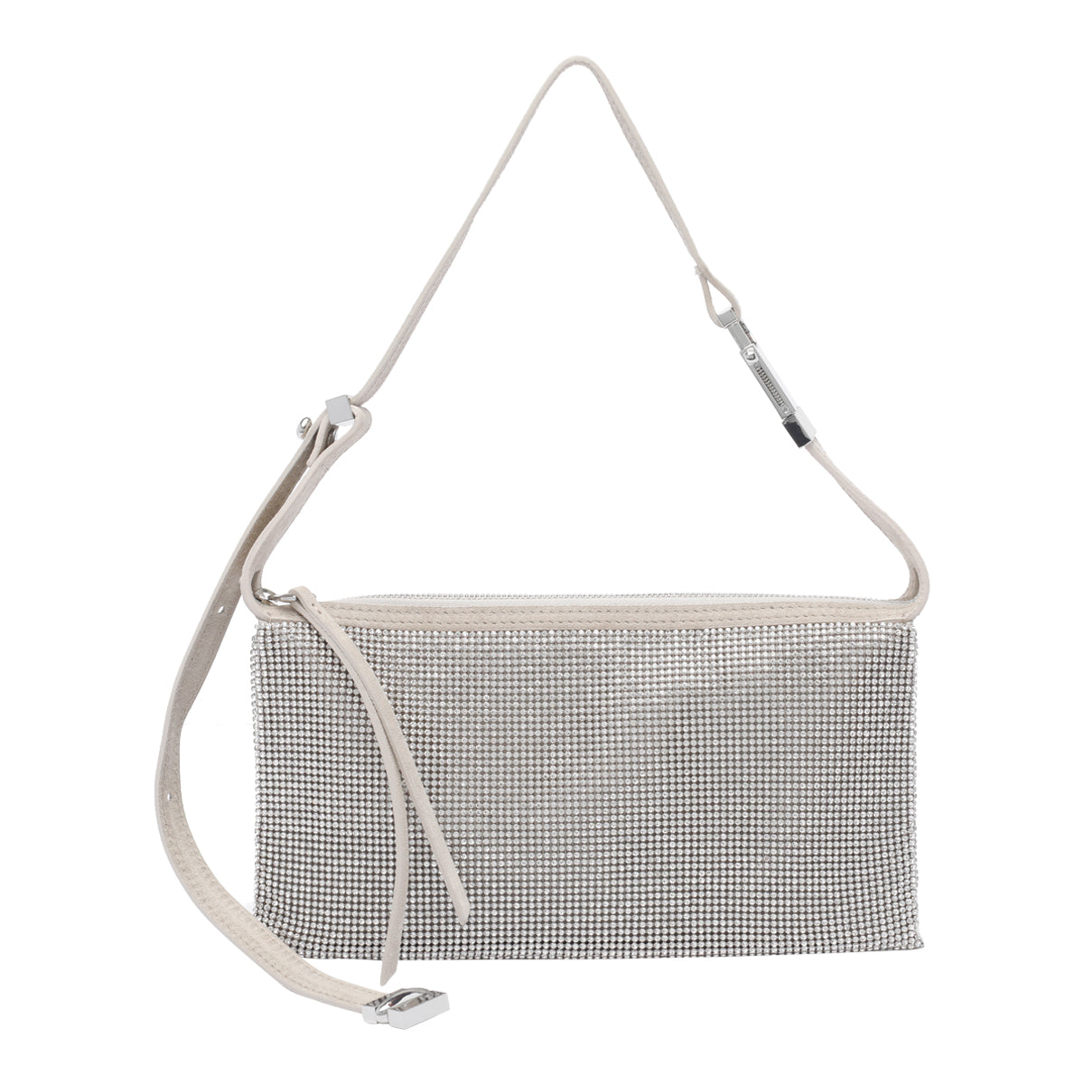 Benedetta Bruzziches Bags Silver Silk Strass