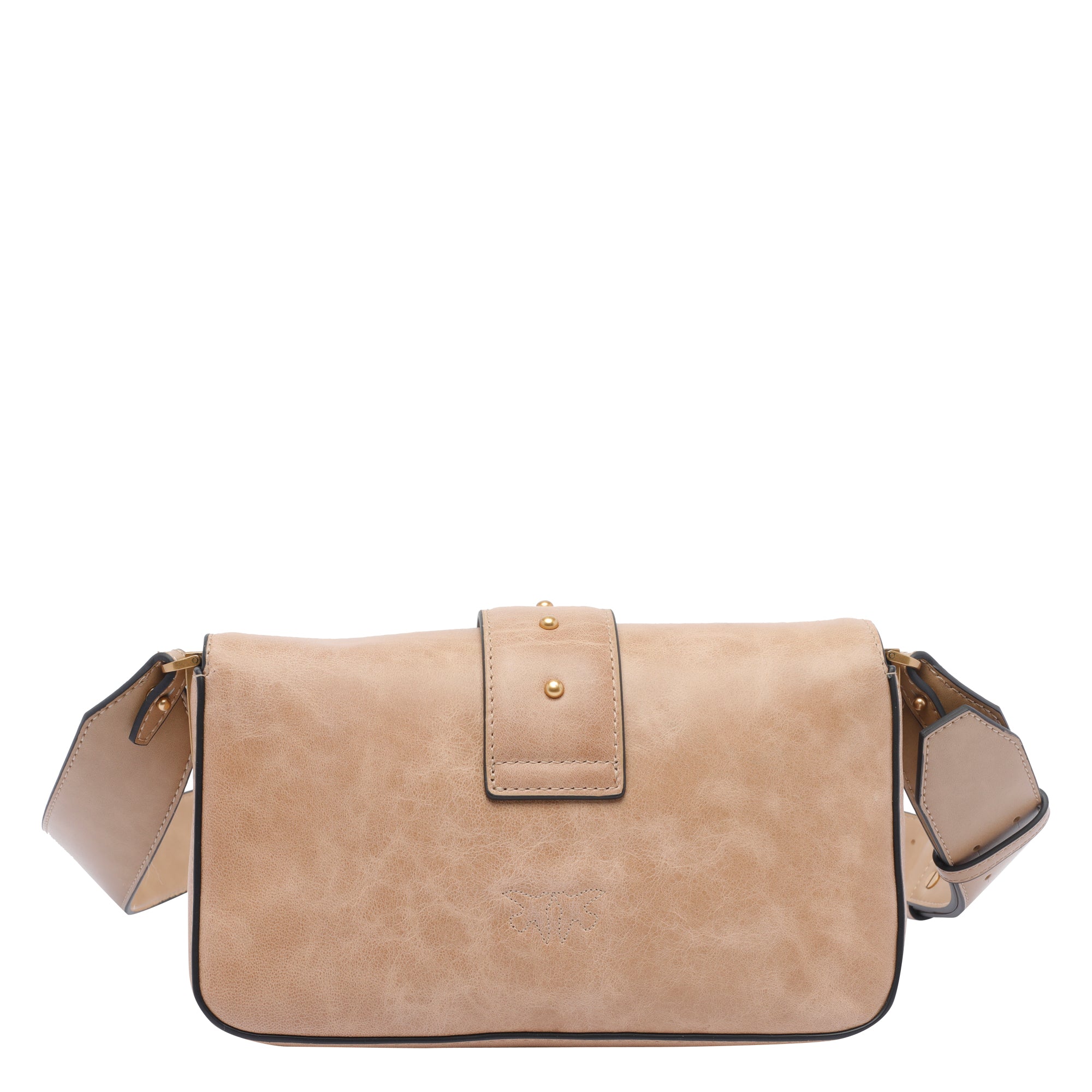 Pinko Bags Beige Calf Leather
