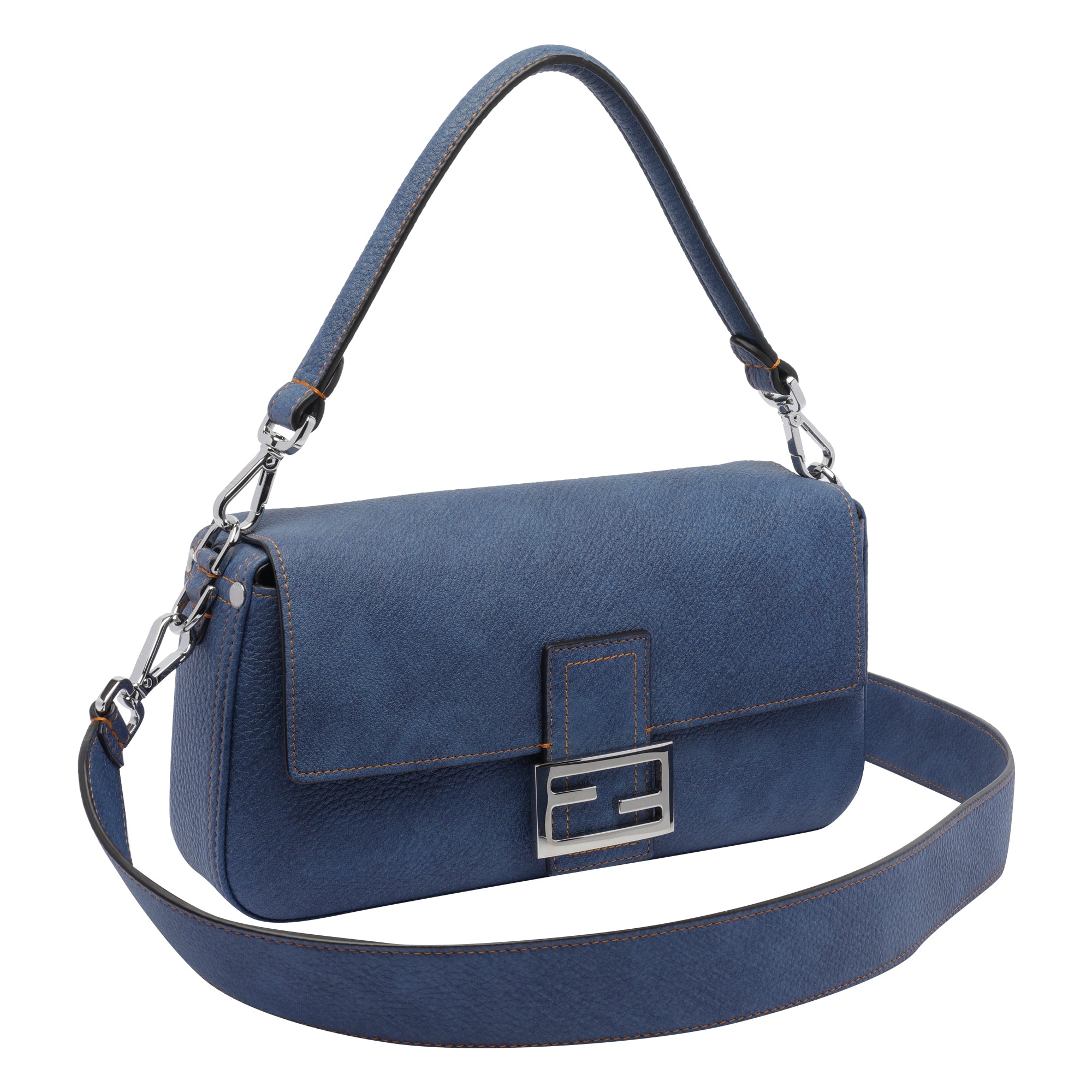 Fendi Bags Blue Calf Leather