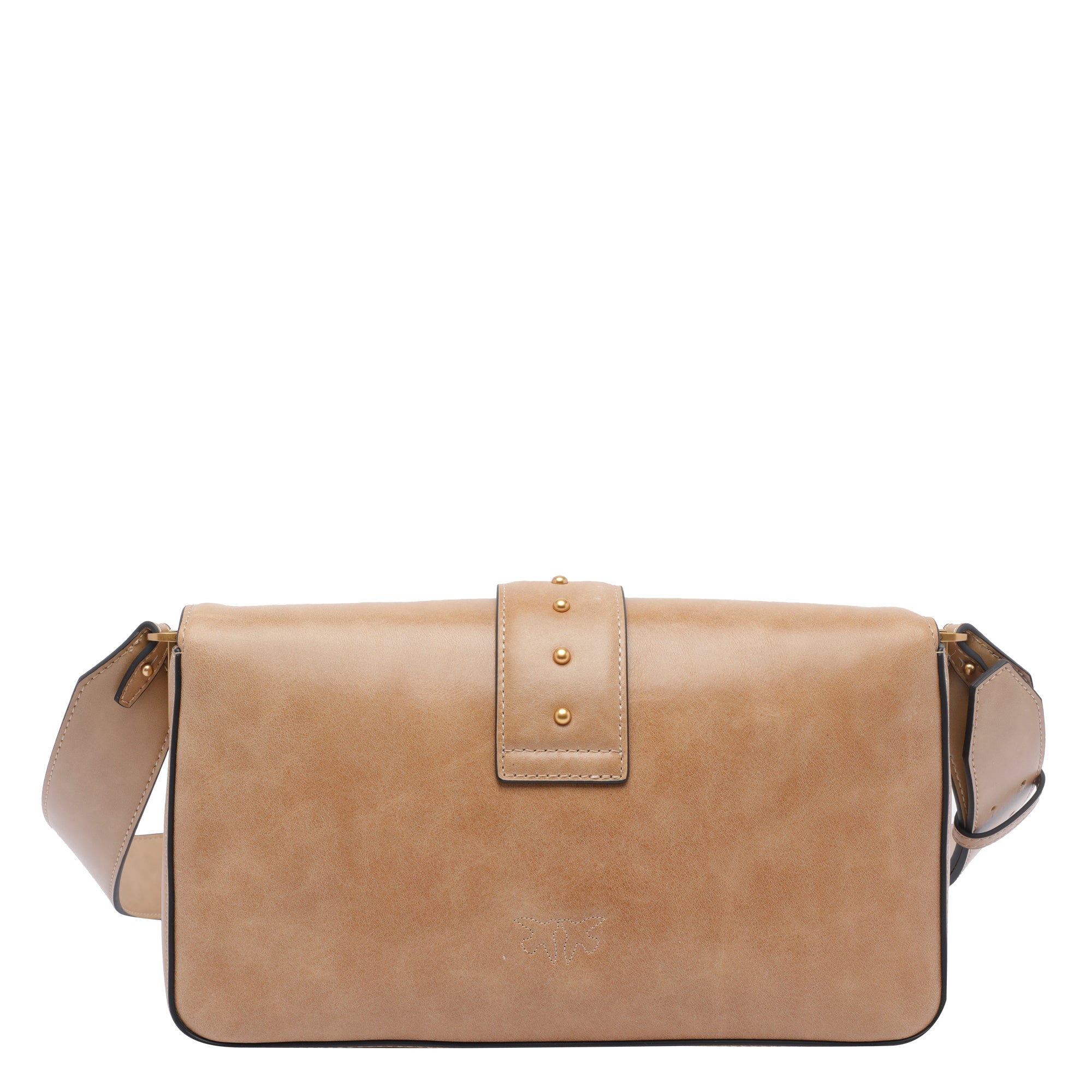 Pinko Bags Beige Calf Leather