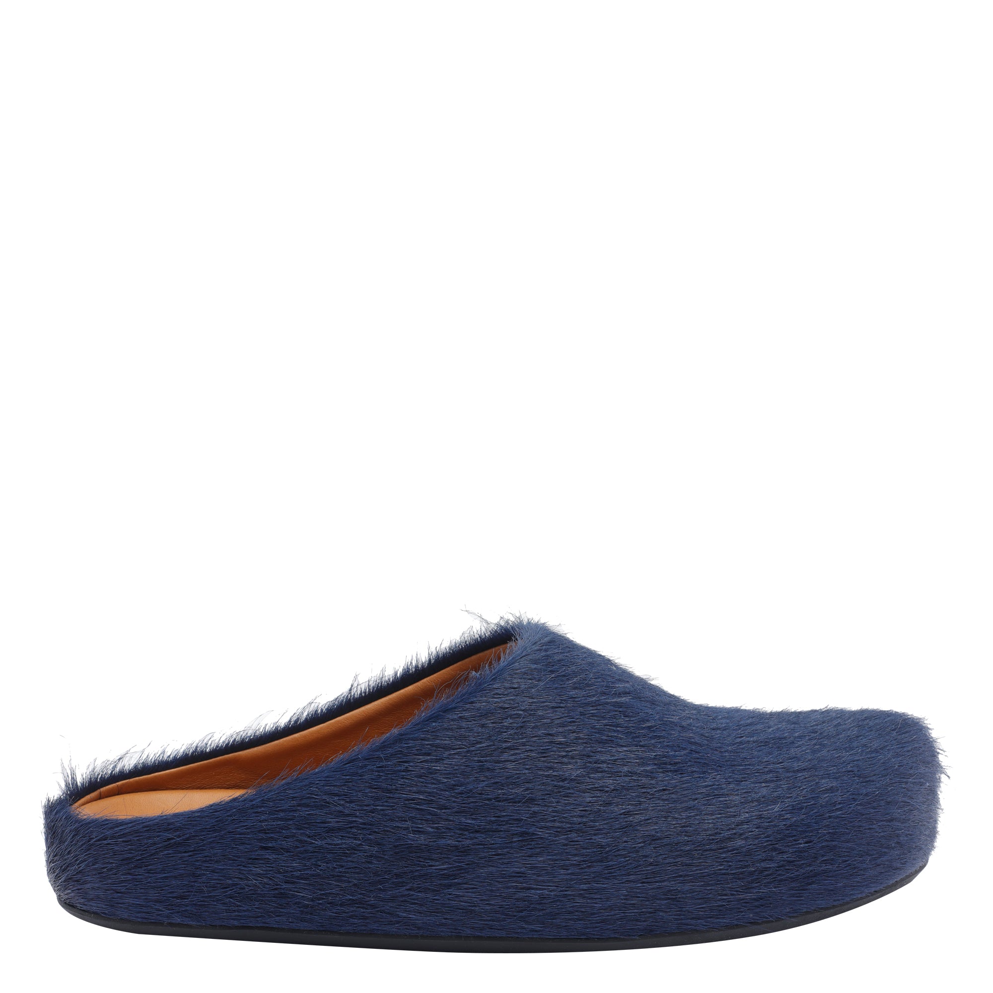 Marni Sandals Blue Calf Leather/rubber Sole