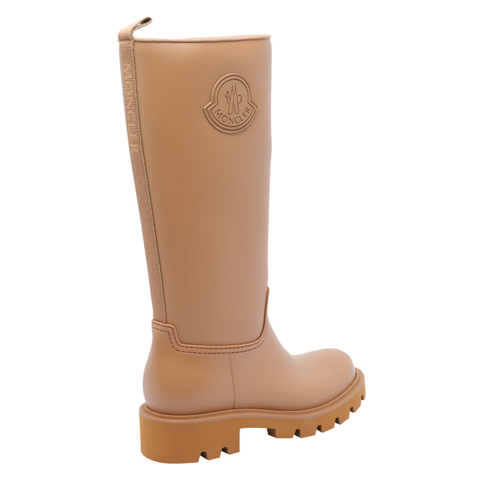 Moncler Boots Brown Rubber/rubber Sole