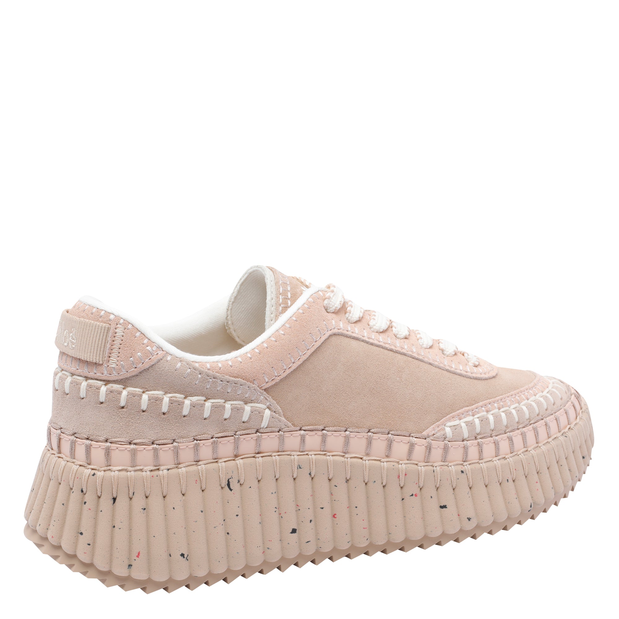 Chloè Sneakers Beige Calf Leather/rubber Sole