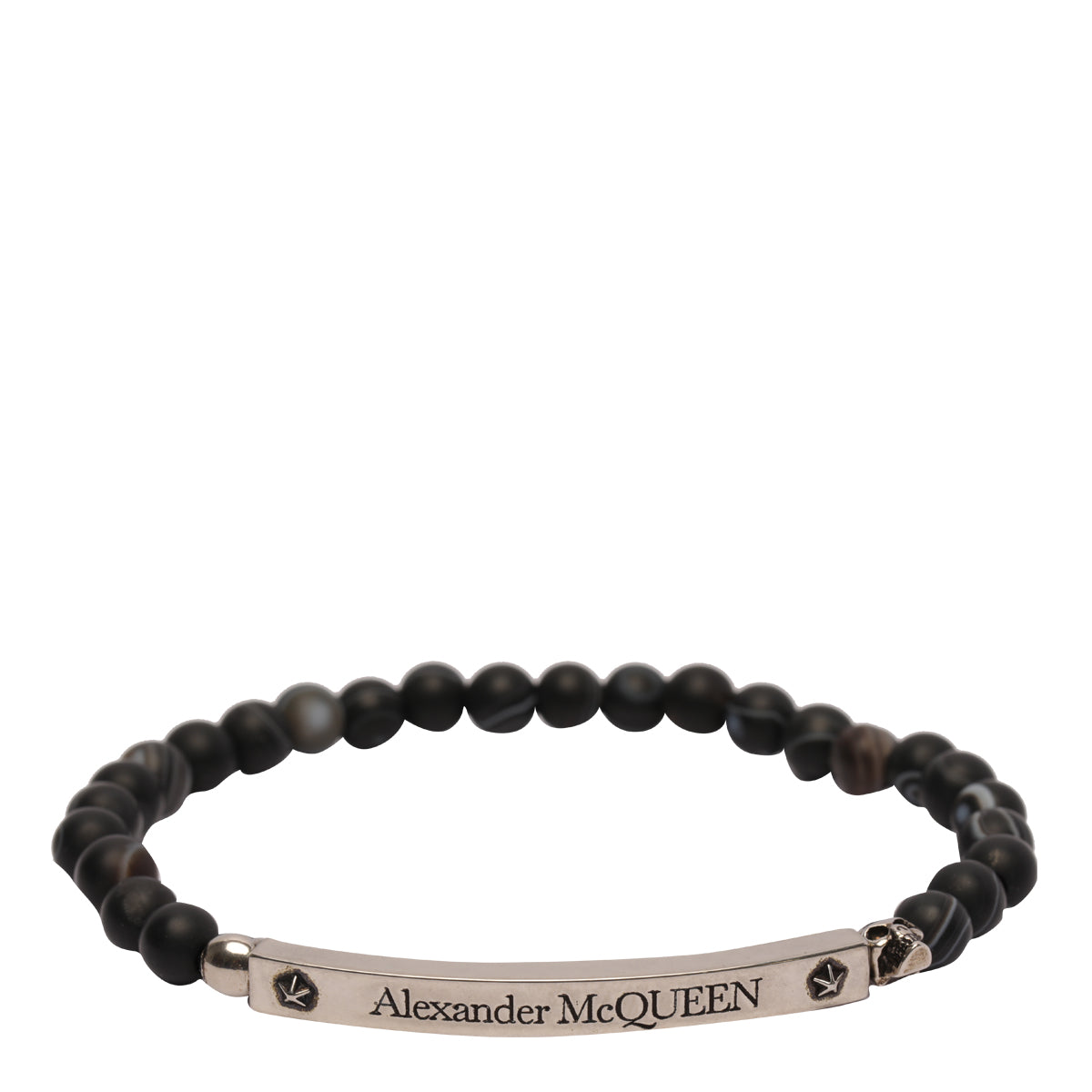 Alexander Mcqueen Bijoux Black Brass And Stone