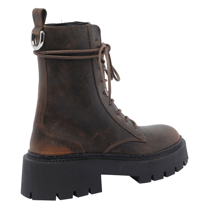Vic Matie Boots Brown Calf Leather /rubber Sole