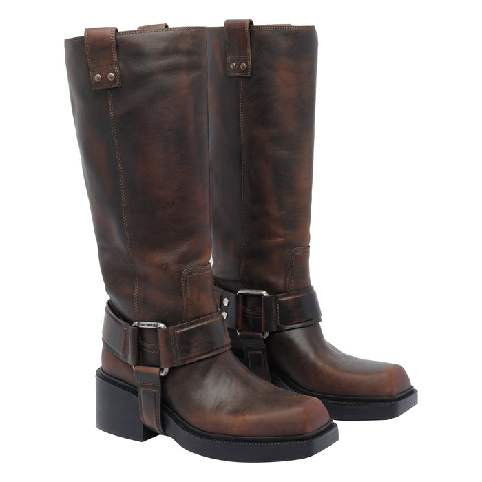 Vic Matie Boots Brown Calf Leather /rubber Sole