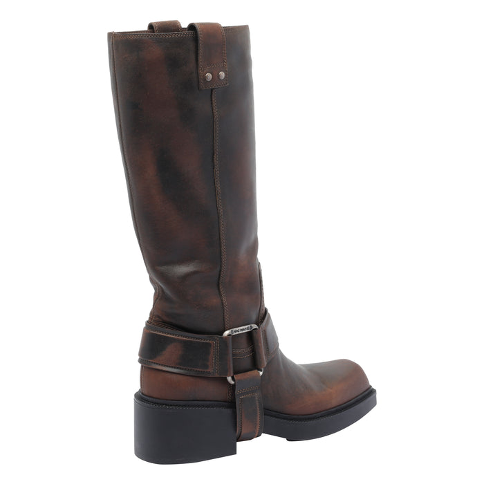 Vic Matie Boots Brown Calf Leather /rubber Sole
