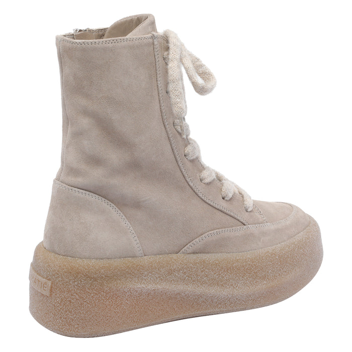 Vic Matie Boots Beige Suede Leather /rubber Sole