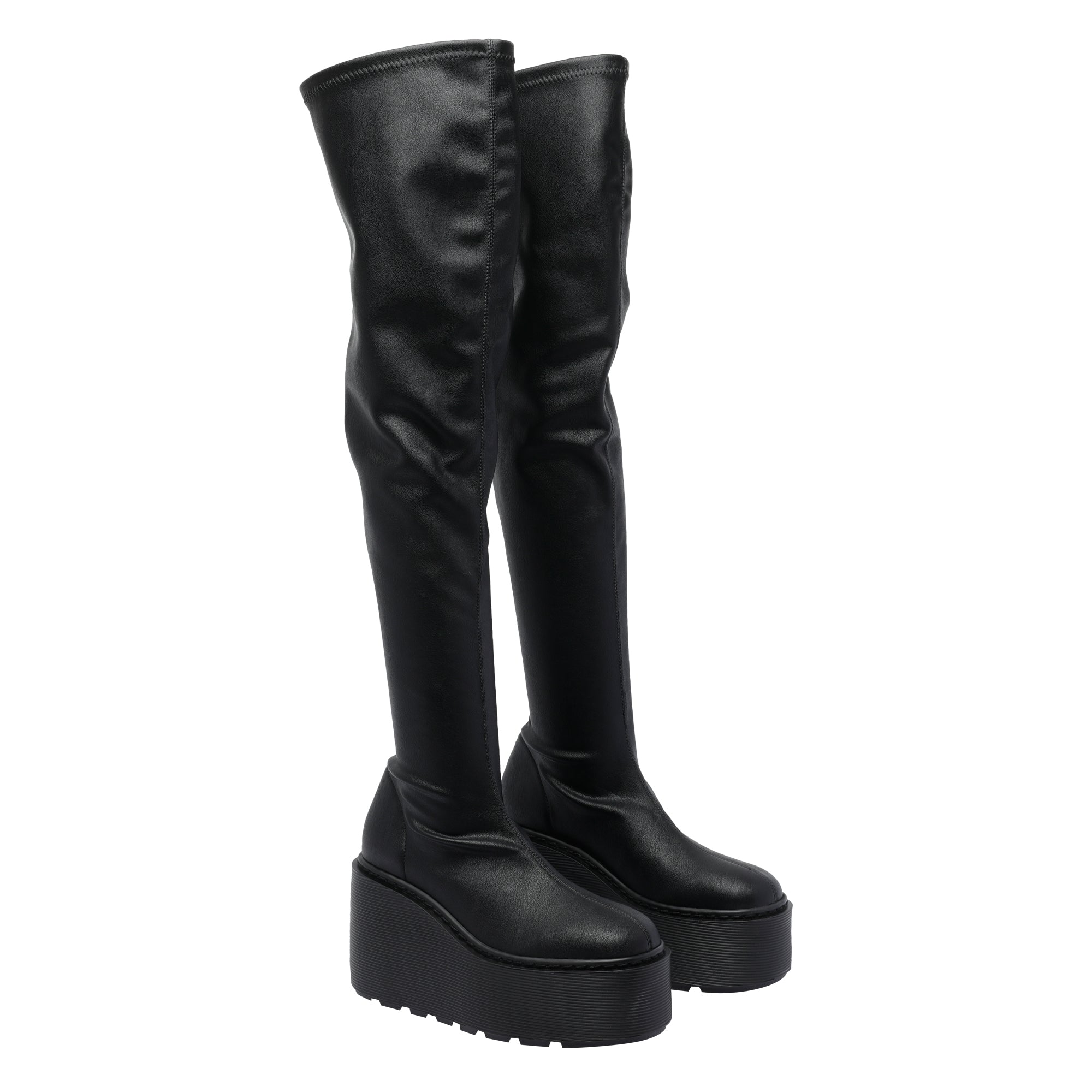 Vic Matie Boots Black Leather/rubber Sole