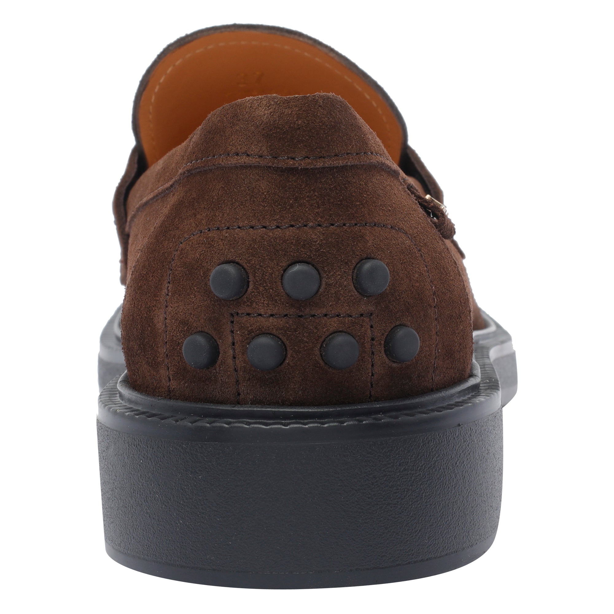 Tods Flat Shoes Brown Suede Leather /rubber Sole