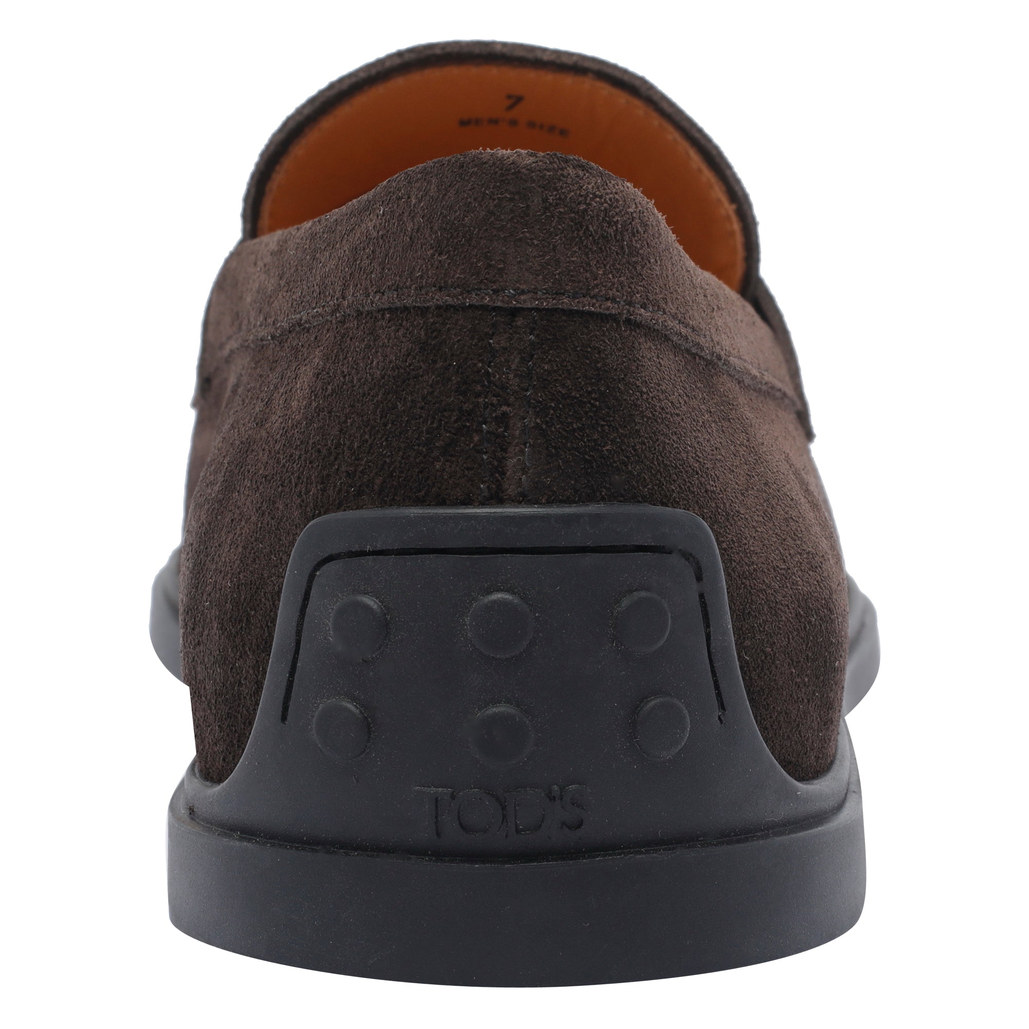 Tods Flat Shoes Brown Suede Leather /rubber Sole
