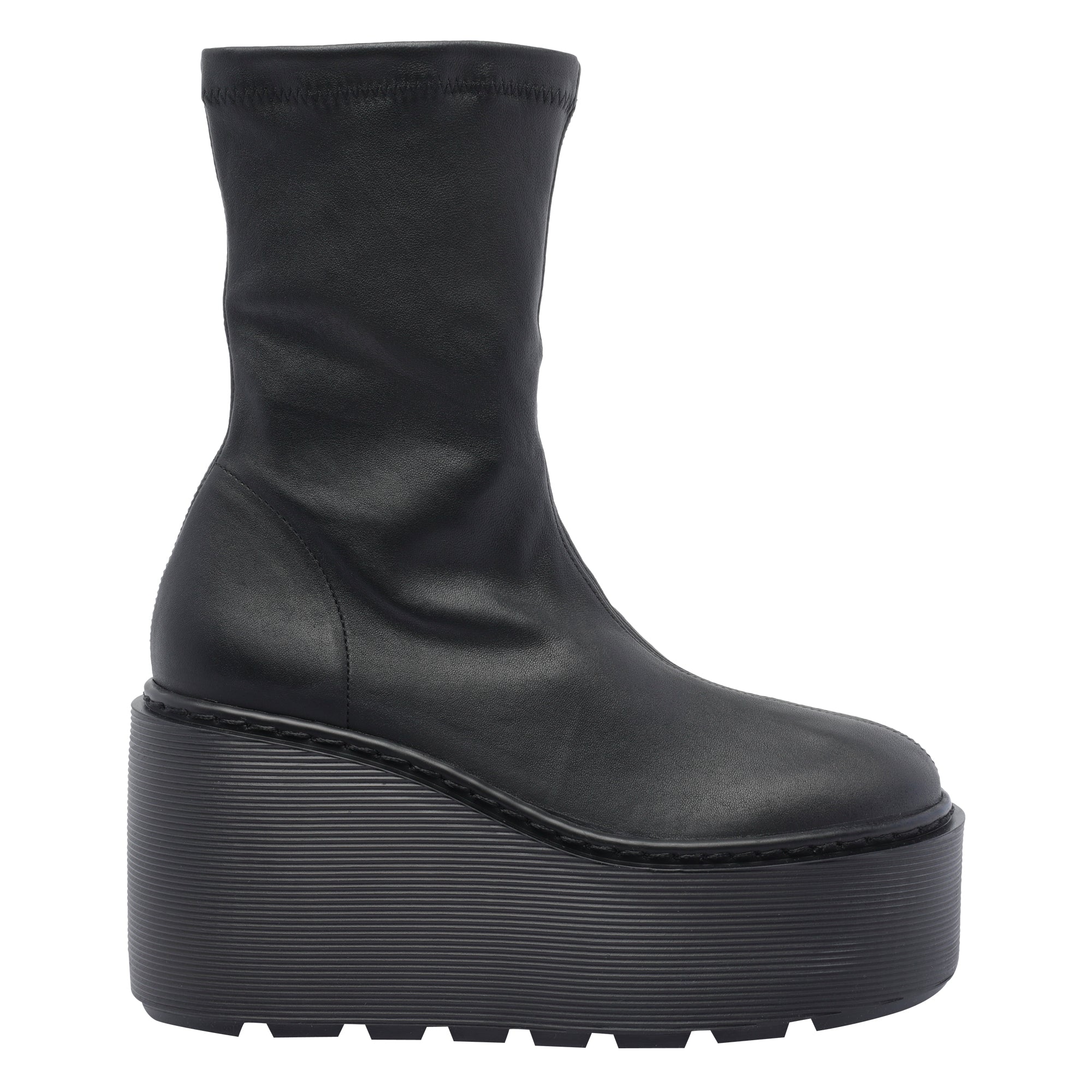 Vic Matie Boots Black Calf Leather /rubber Sole