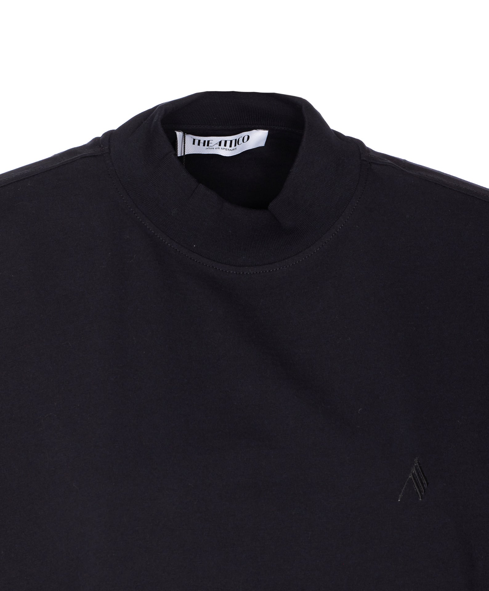 The Attico T-Shirts And Polos Black Cotton