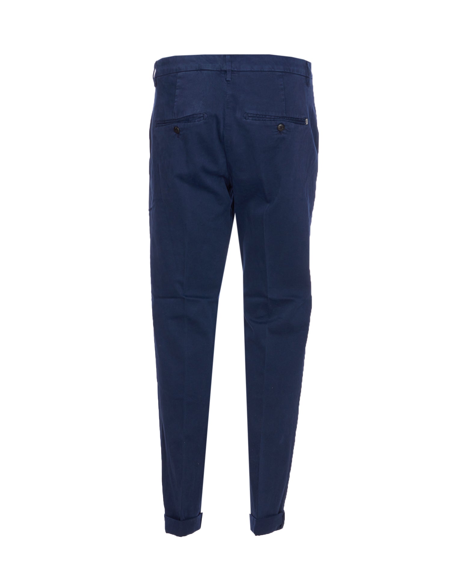 Dondup Trousers Blue Cotton