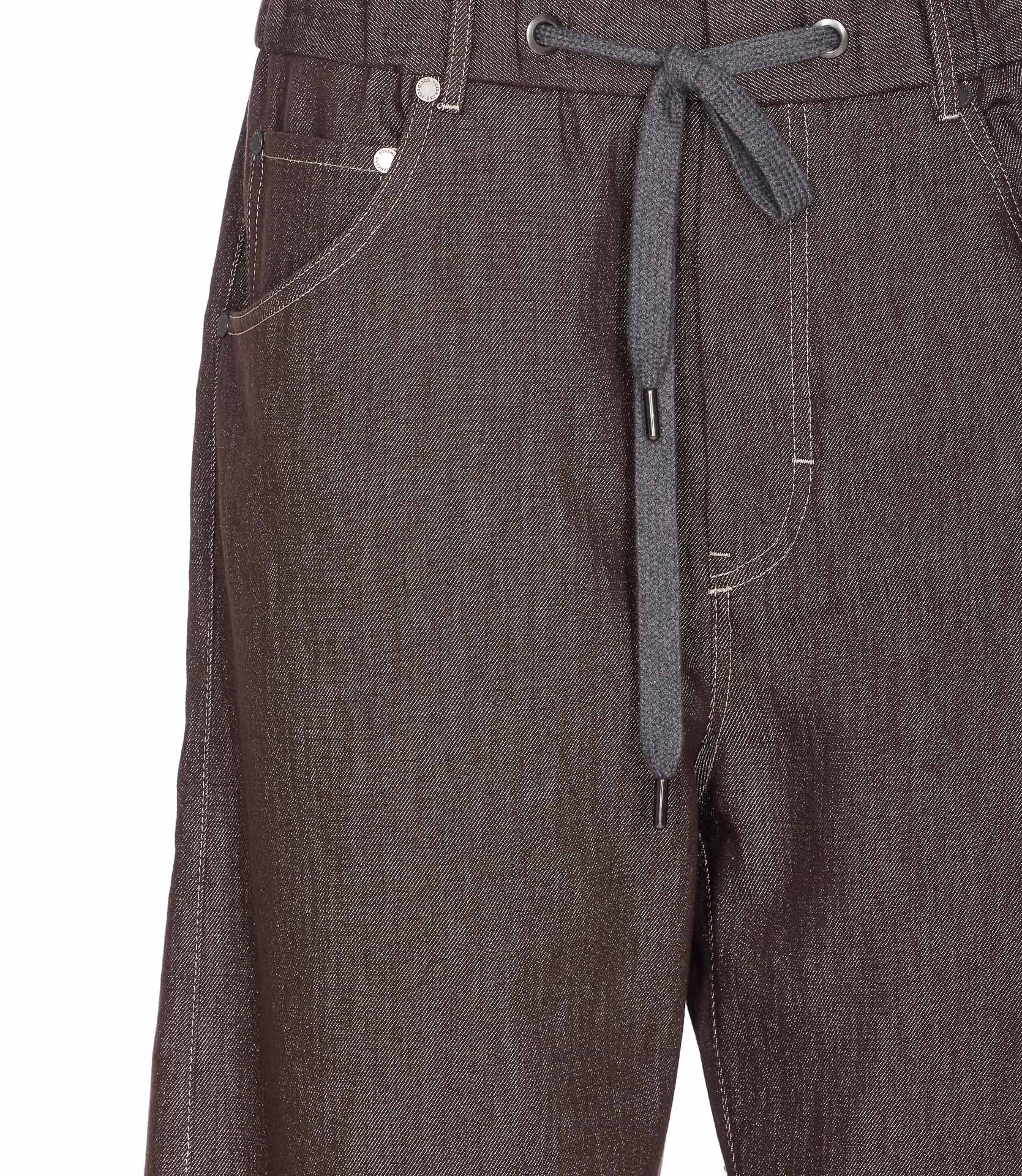 Brunello Cucinelli Trousers Brown Cotton