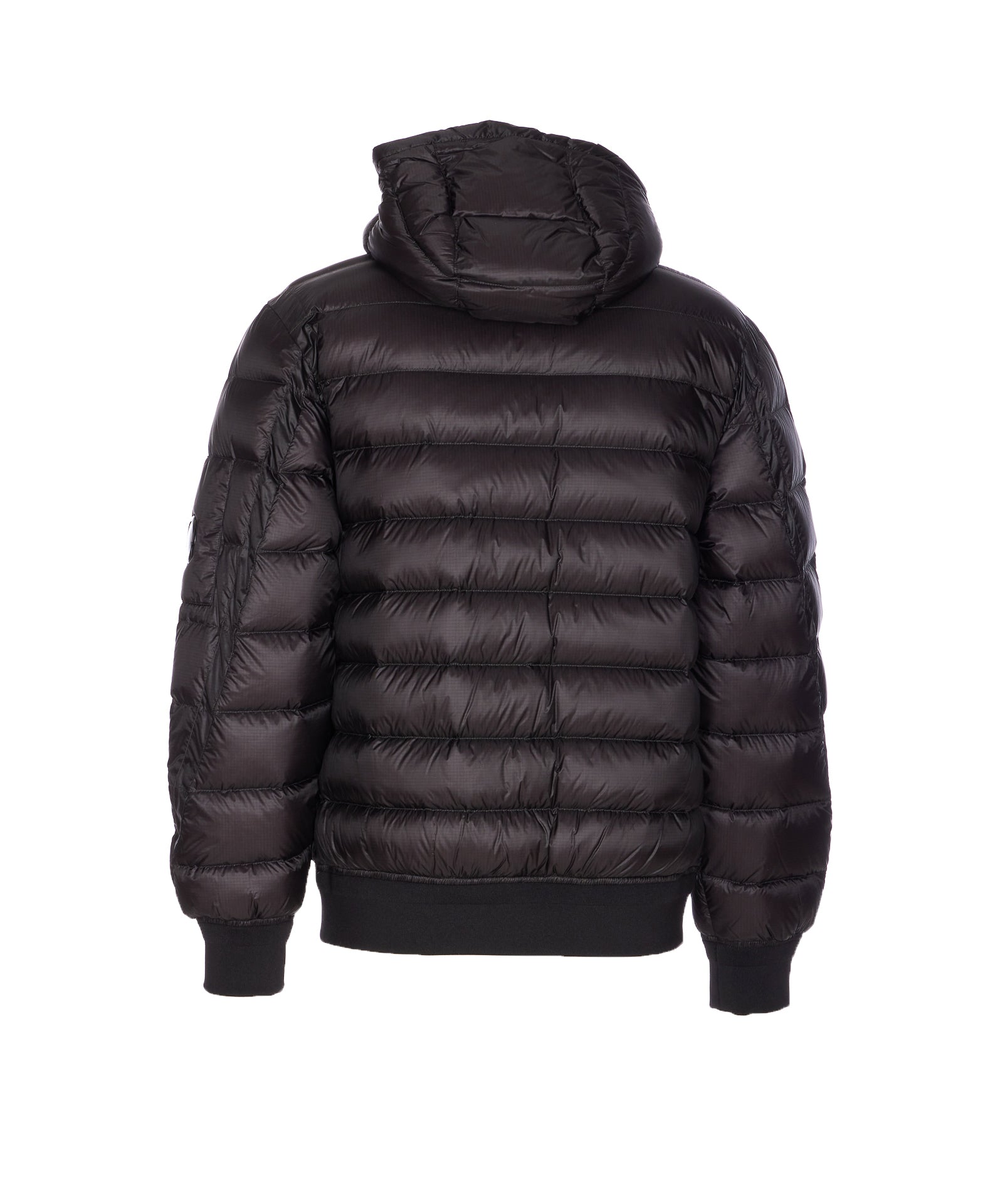 C.p. Company Coats Black Polyamide