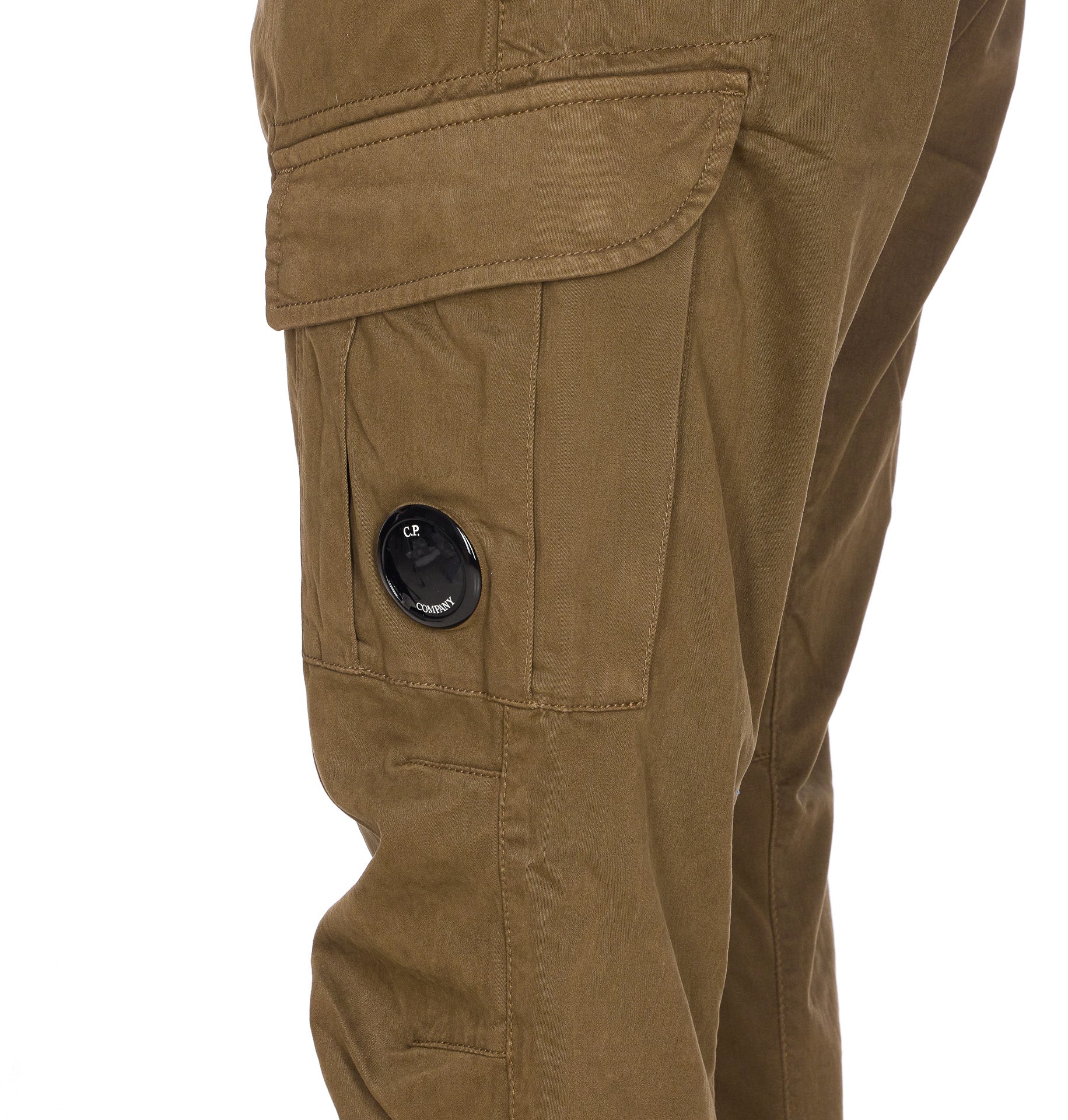 C.p. Company Trousers Green Cotton