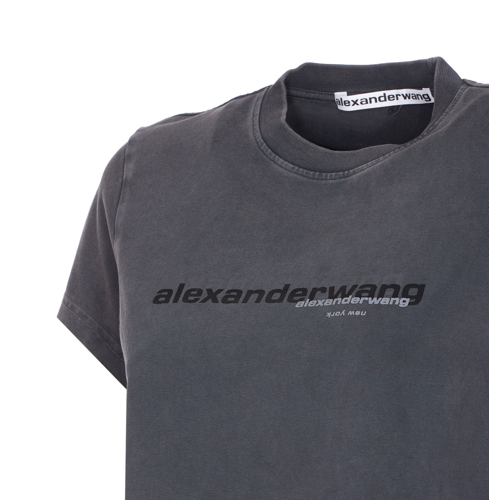 Alexander Wang T-Shirts And Polos Grey Cotton