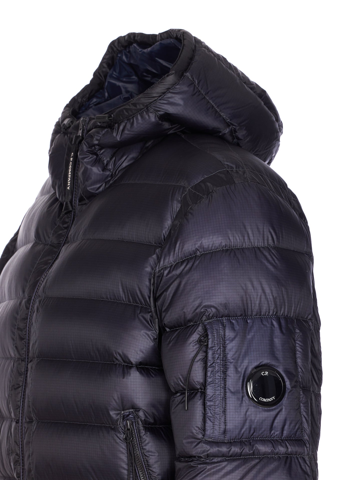C.p. Company Coats Blue Polyamide