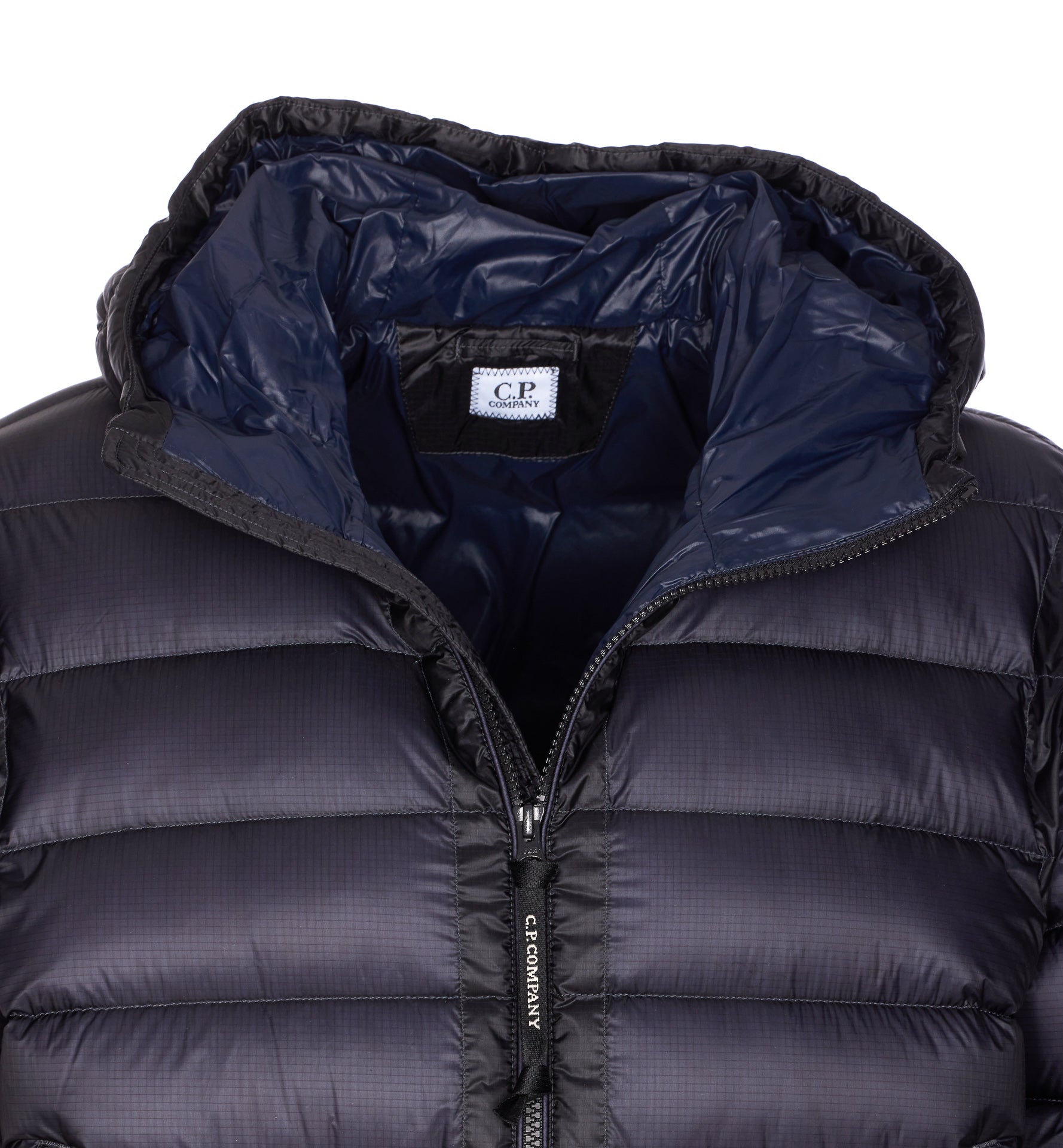 C.p. Company Coats Blue Polyamide