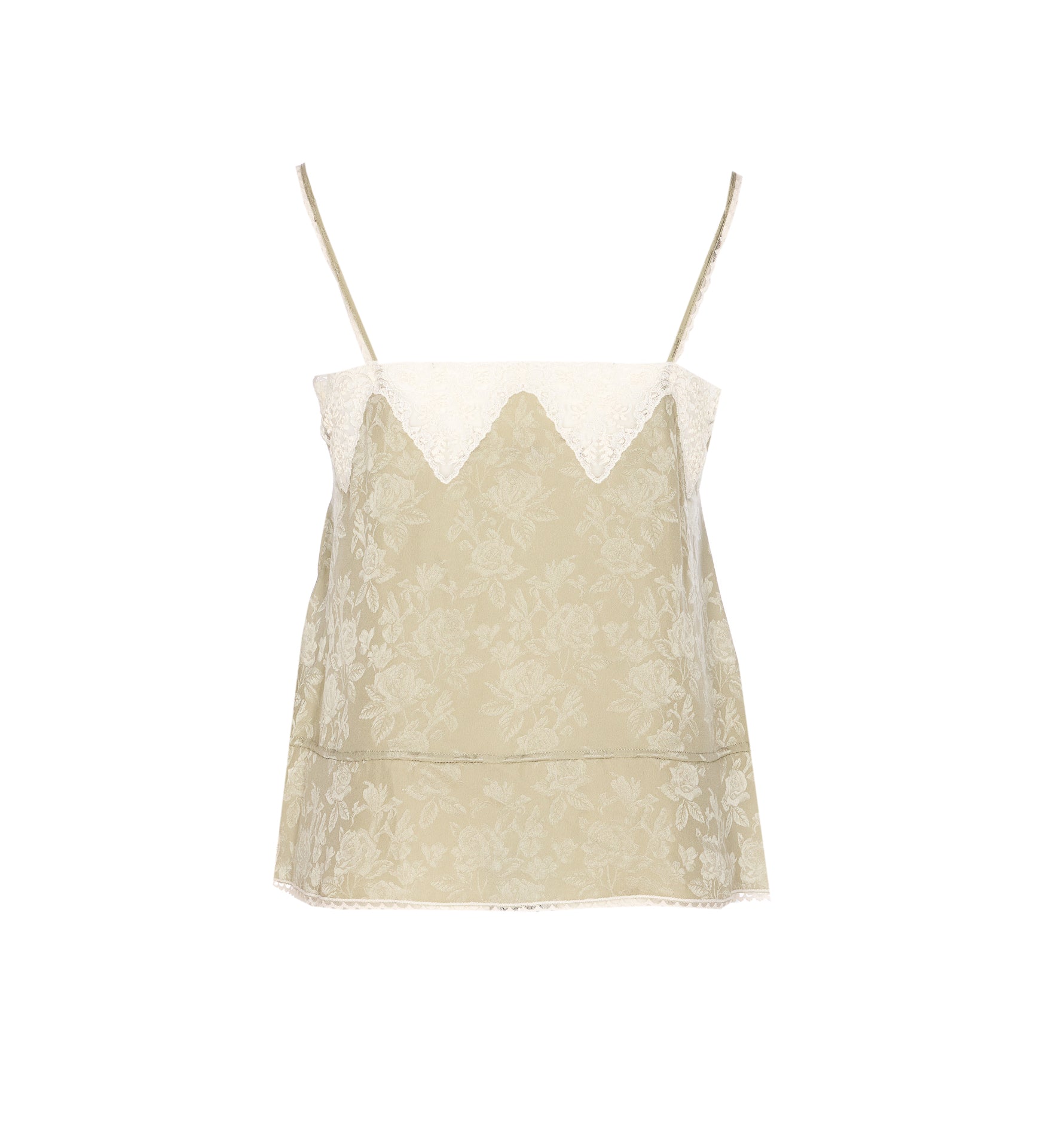 Chloè Top Green Silk