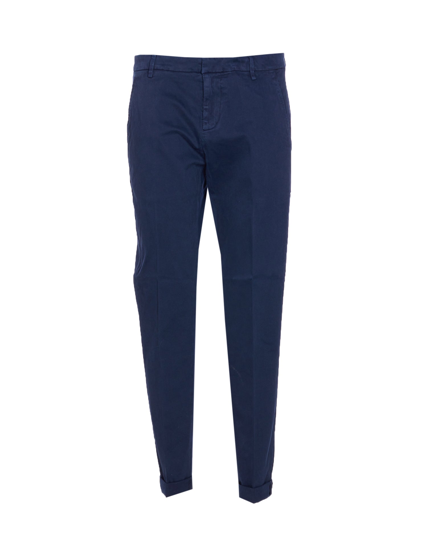 Dondup Trousers Blue Cotton