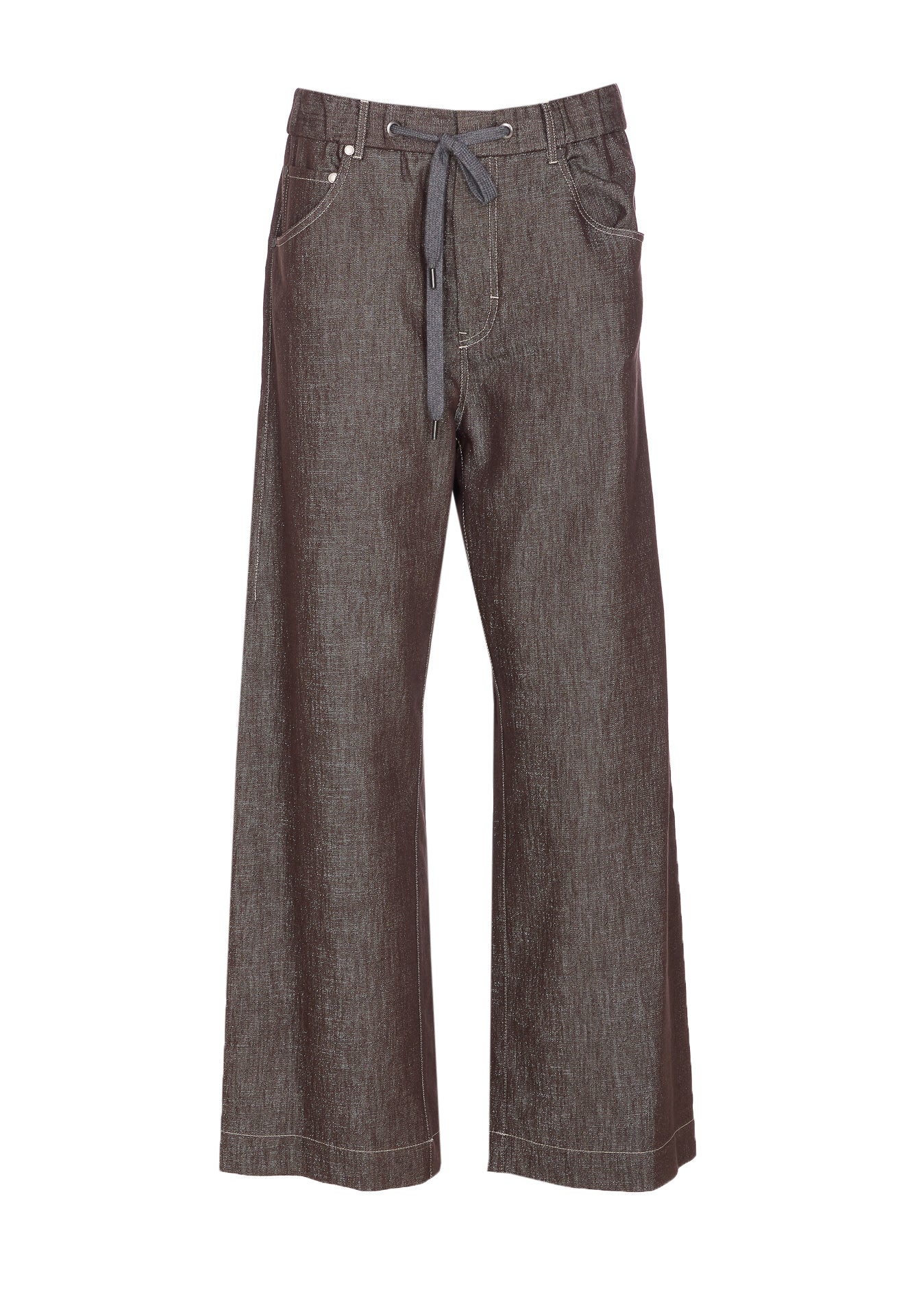 Brunello Cucinelli Trousers Brown Cotton