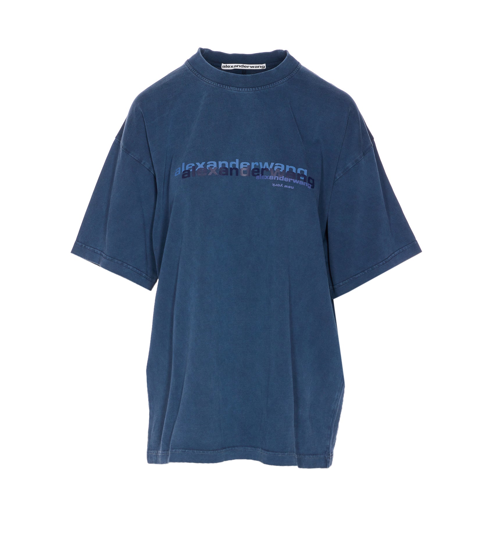 Alexander Wang T-Shirts And Polos Blue Cotton