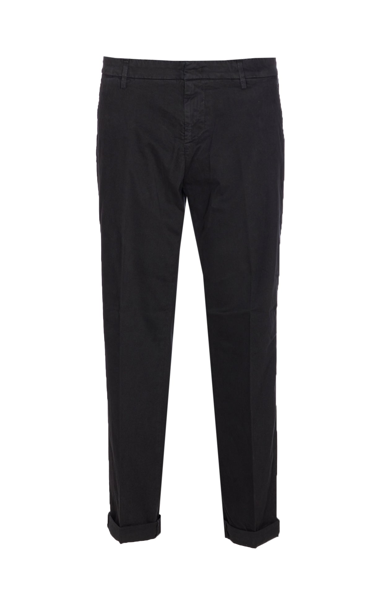 Dondup Trousers Black Cotton Elastane