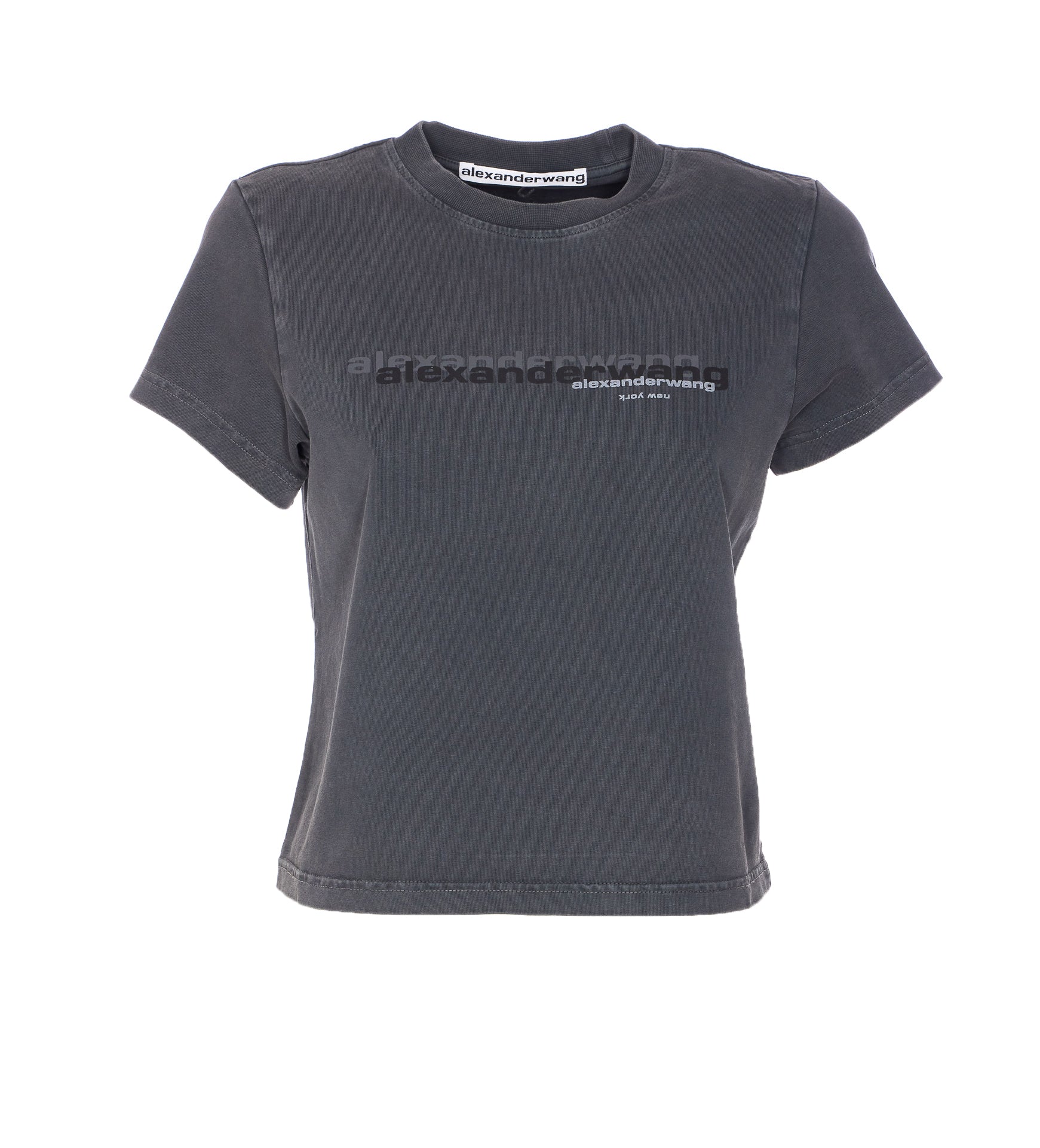 Alexander Wang T-Shirts And Polos Grey Cotton