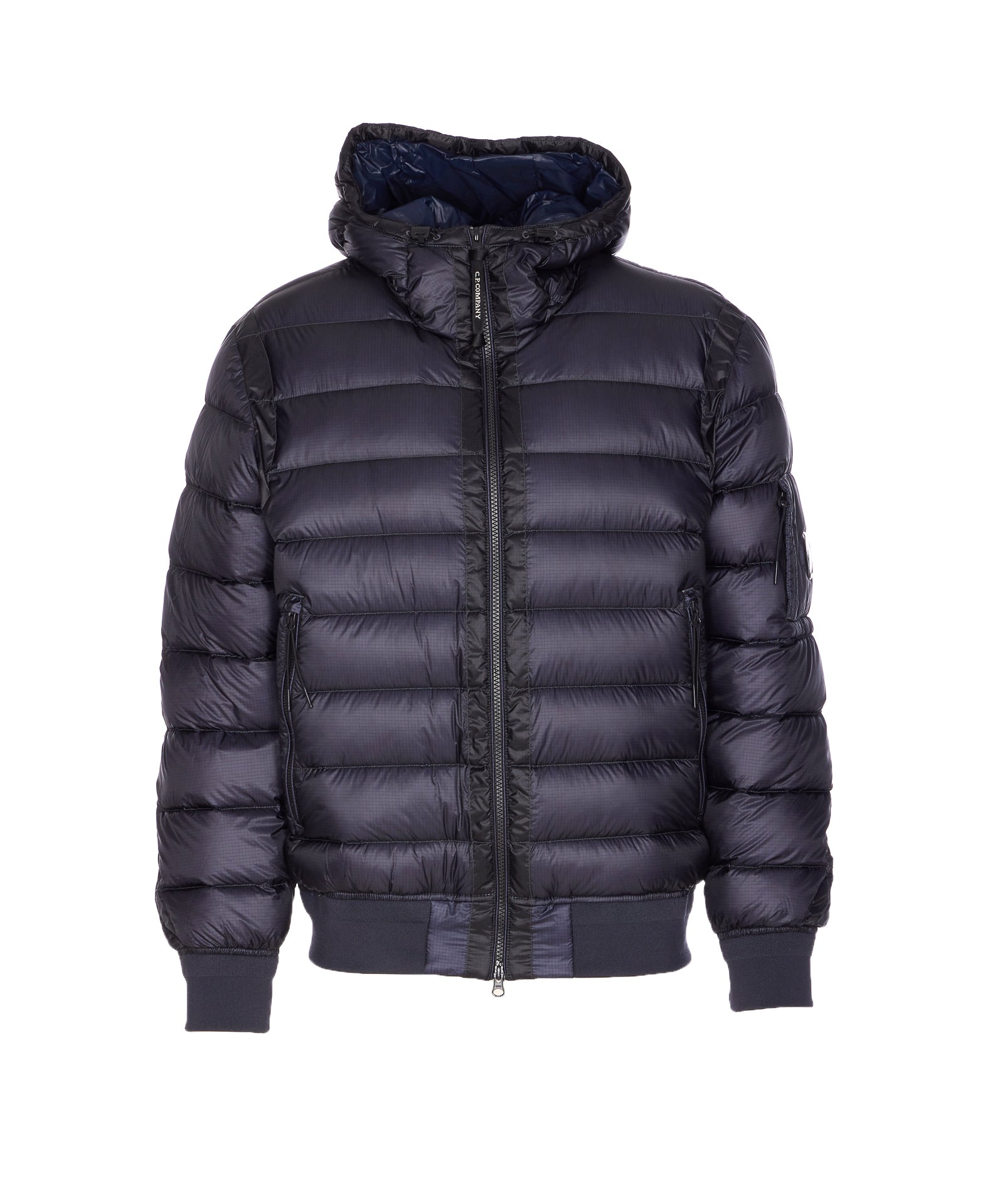 C.p. Company Coats Blue Polyamide