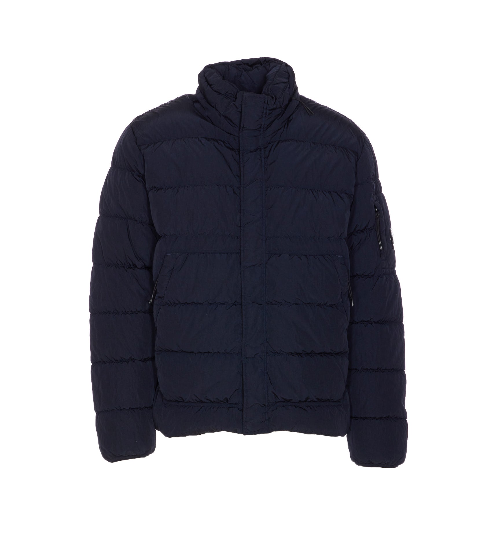 C.p. Company Coats Blue Polyamide