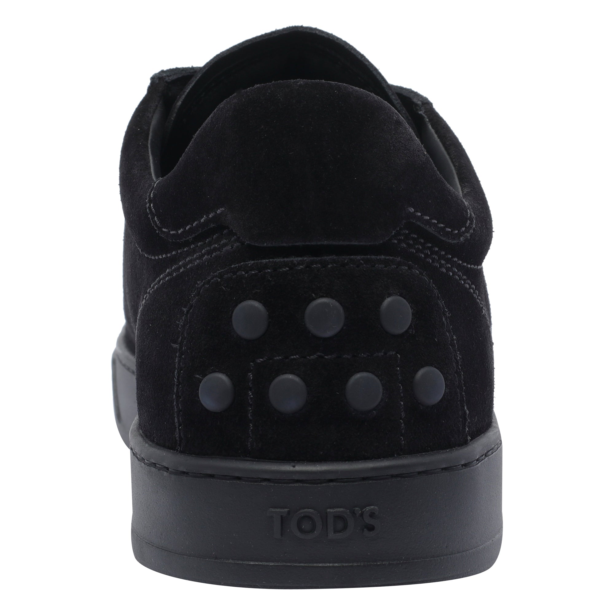 Tods Sneakers Black Suede Leather /rubber Sole