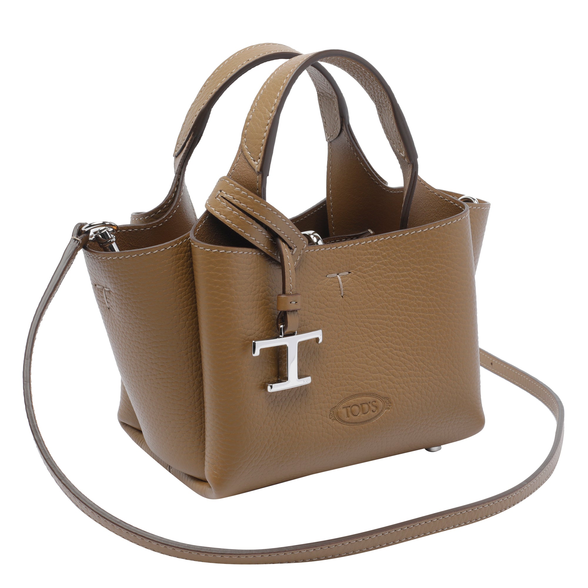 Tods Bags Beige Calf Leather
