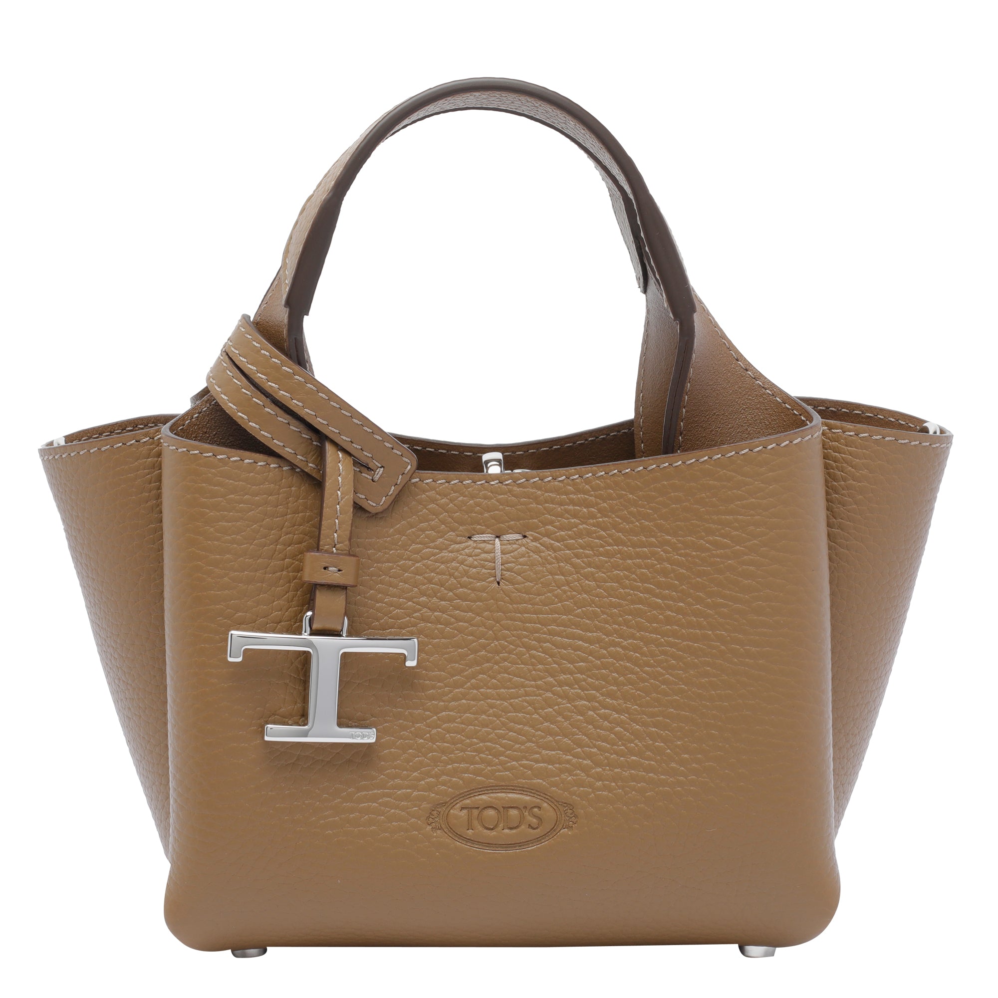 Tods Bags Beige Calf Leather