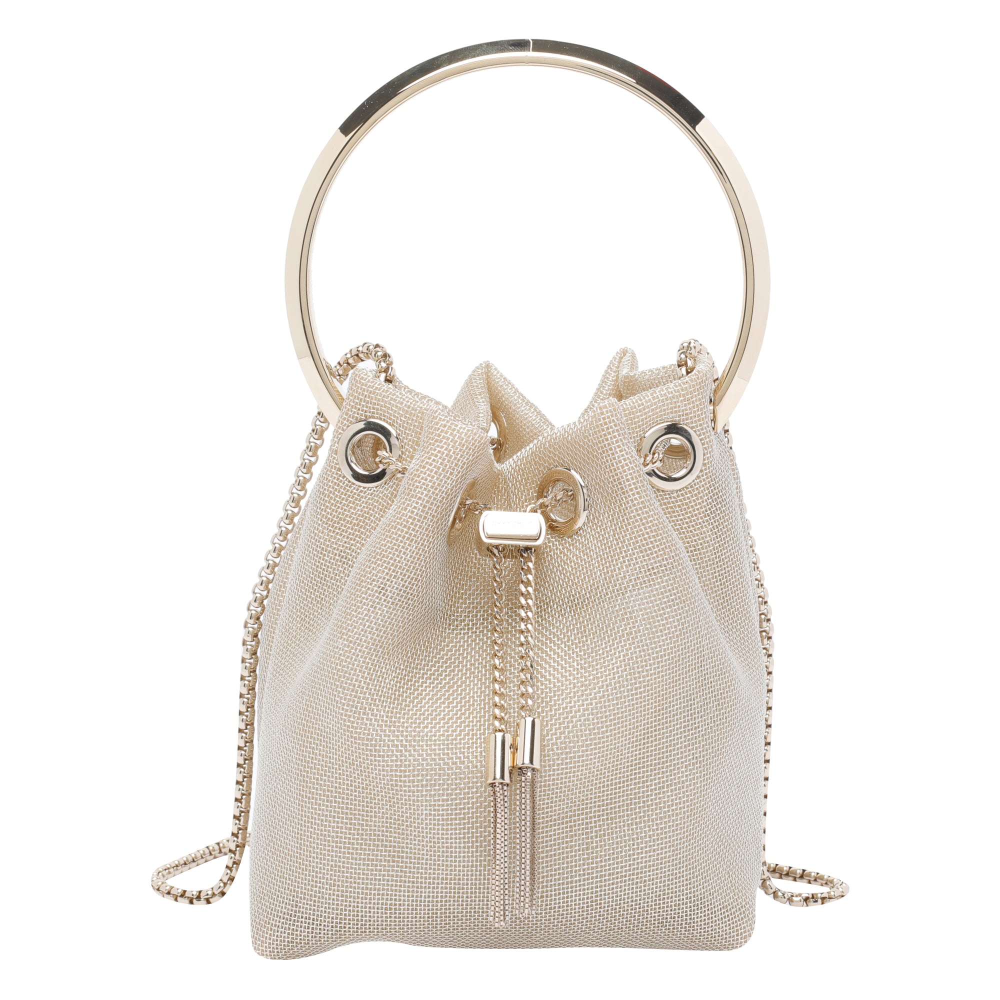 Jimmy Choo Bags Beige Metal