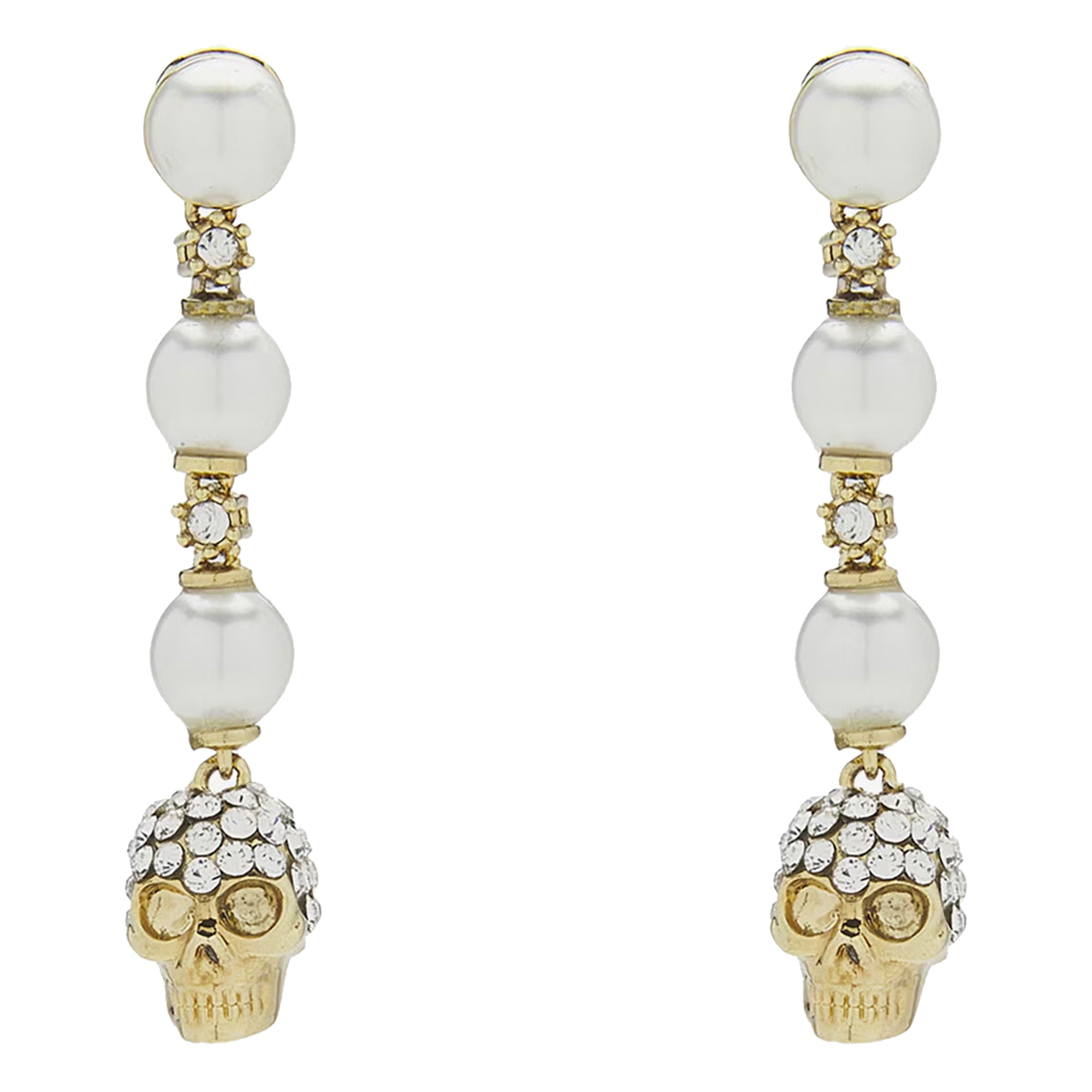 Alexander McQueen Bijoux White Brass