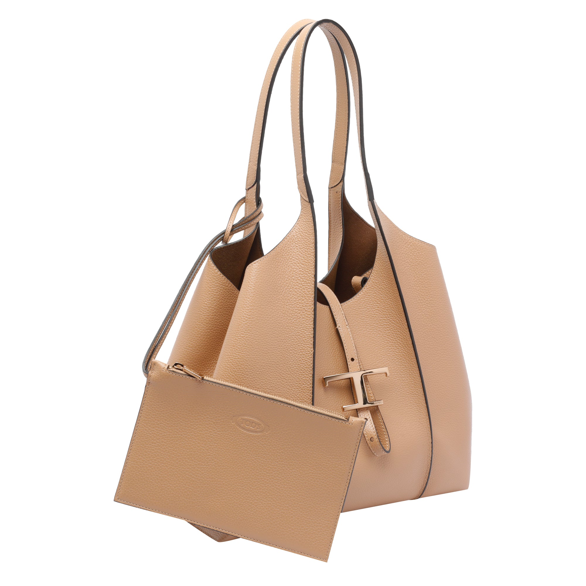 Tods Bags Beige Calf Leather