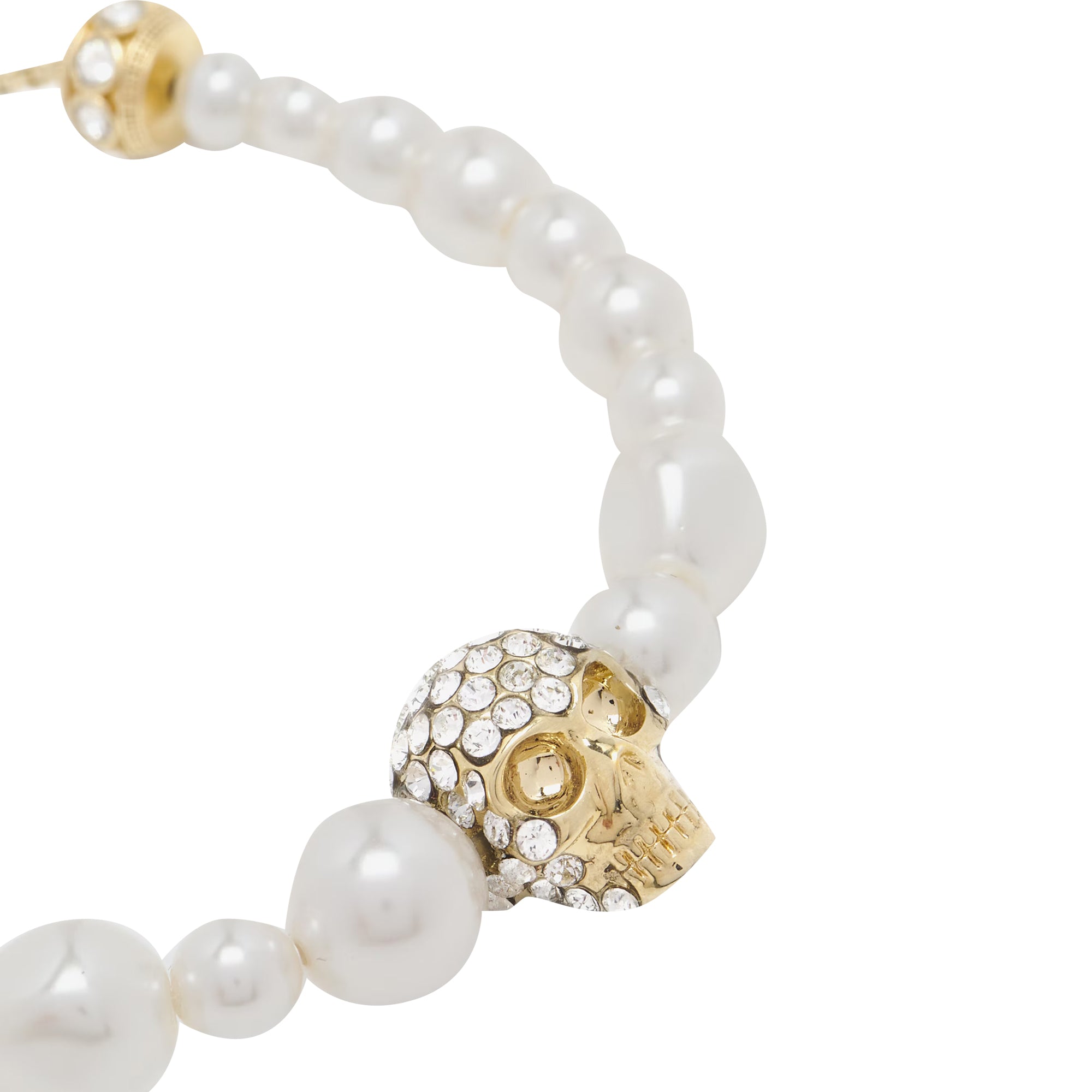 Alexander Mcqueen Bijoux White Brass