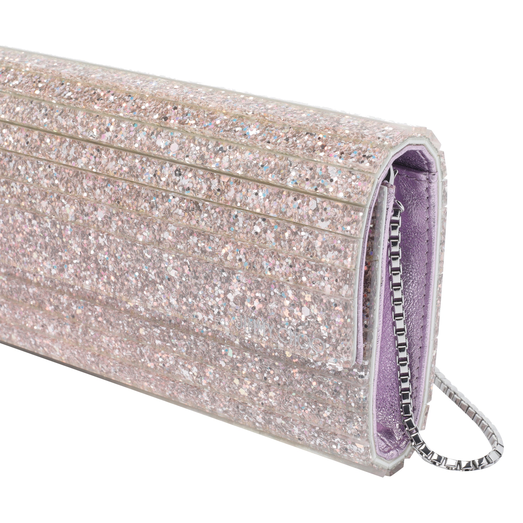 Jimmy Choo Bags Pink Acrylic With Glitter