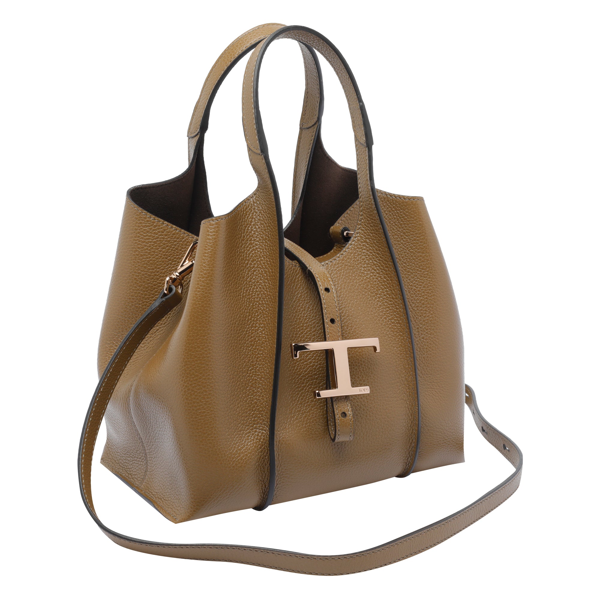 Tods Bags Beige Calf Leather