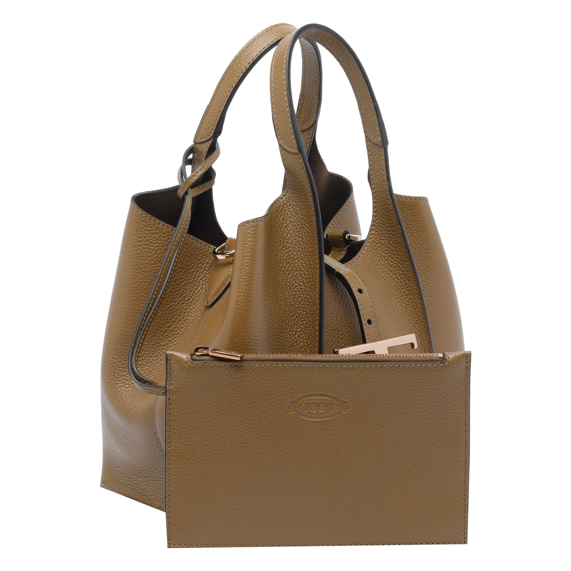 Tods Bags Beige Calf Leather